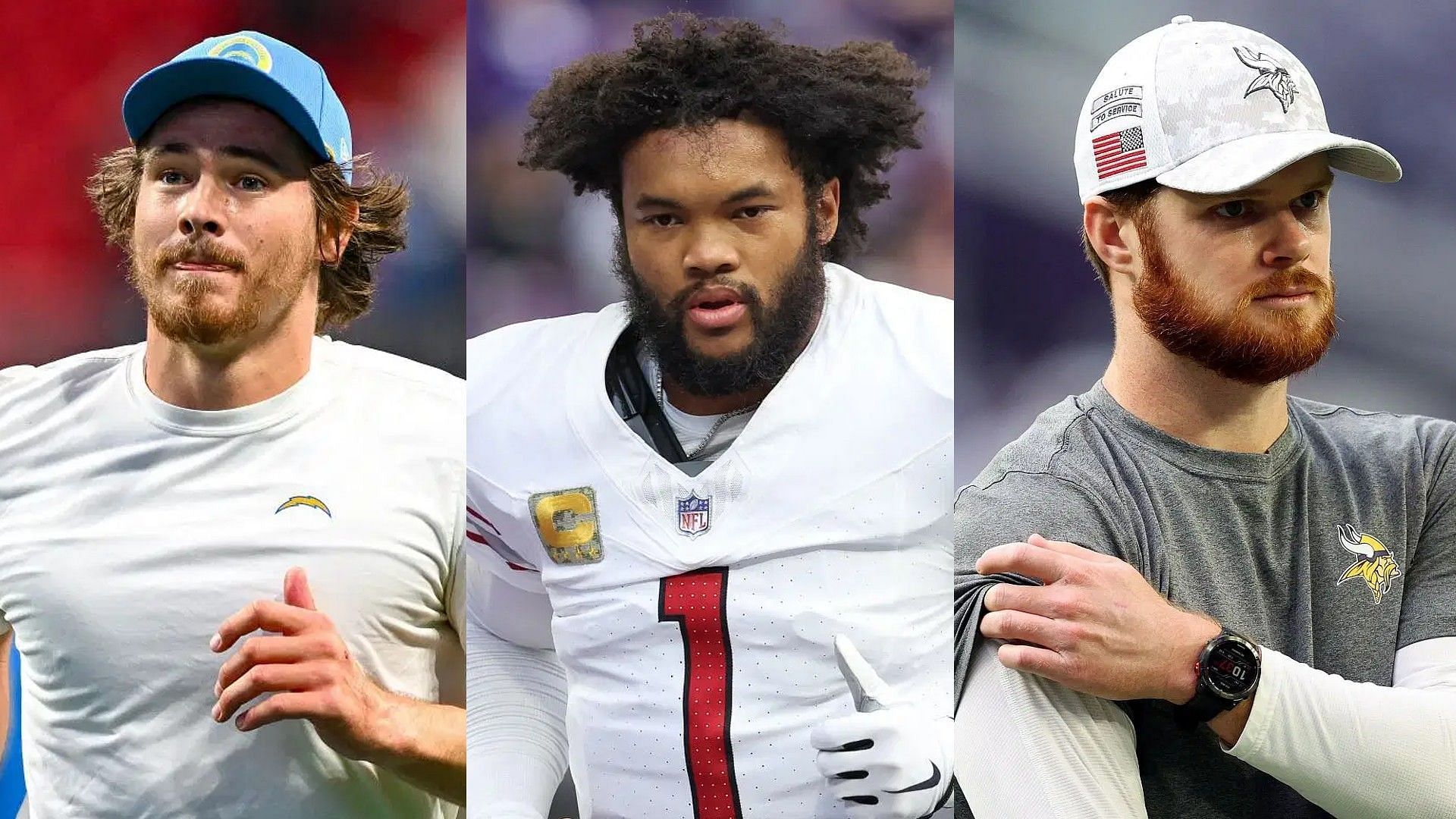 Justin Herbert vs Kyler Murray vs Sam Darnold: Week 14 Start/Sit Advice and Fantasy Projections - Getty