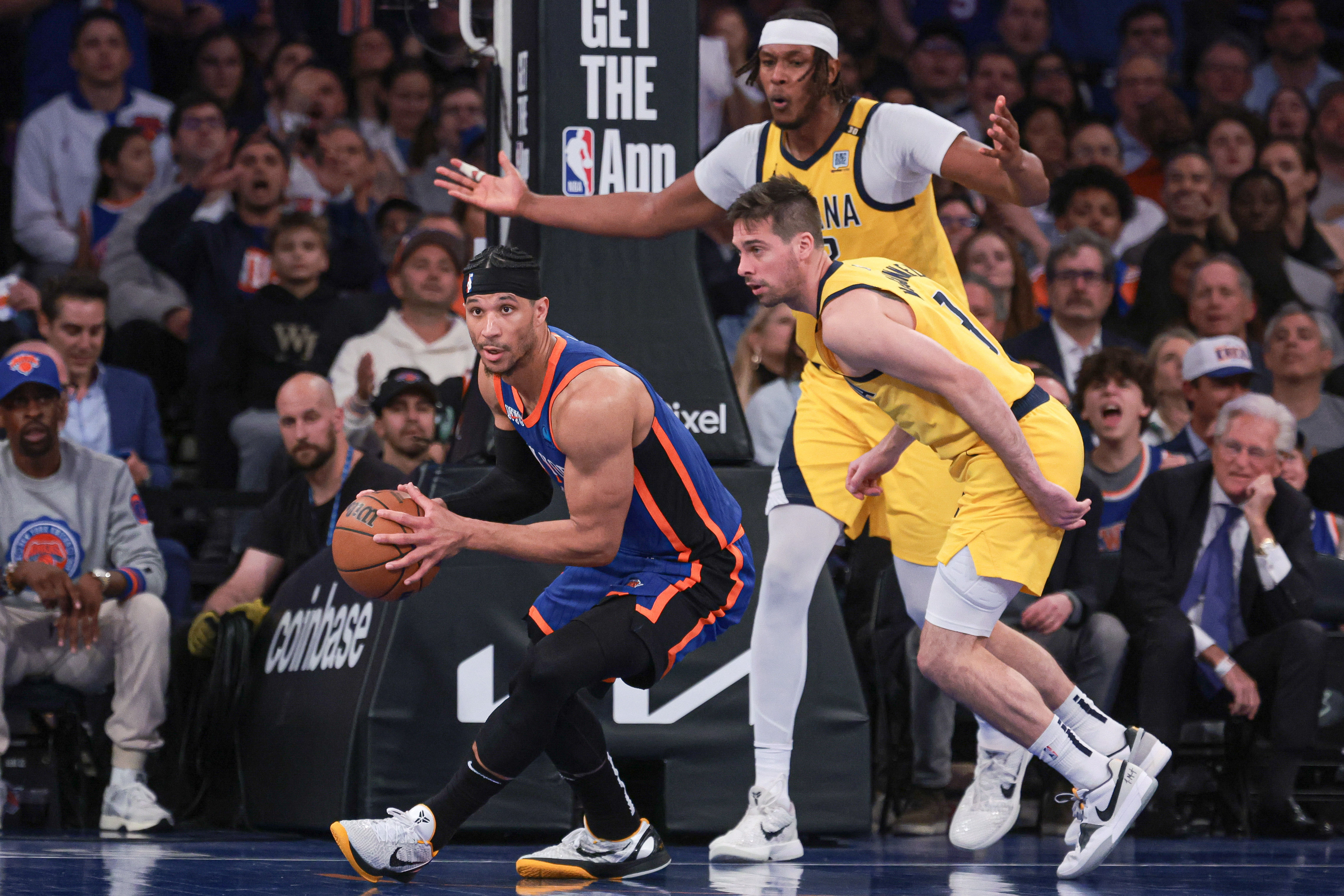 NBA: Playoffs-Indiana Pacers at New York Knicks - Source: Imagn