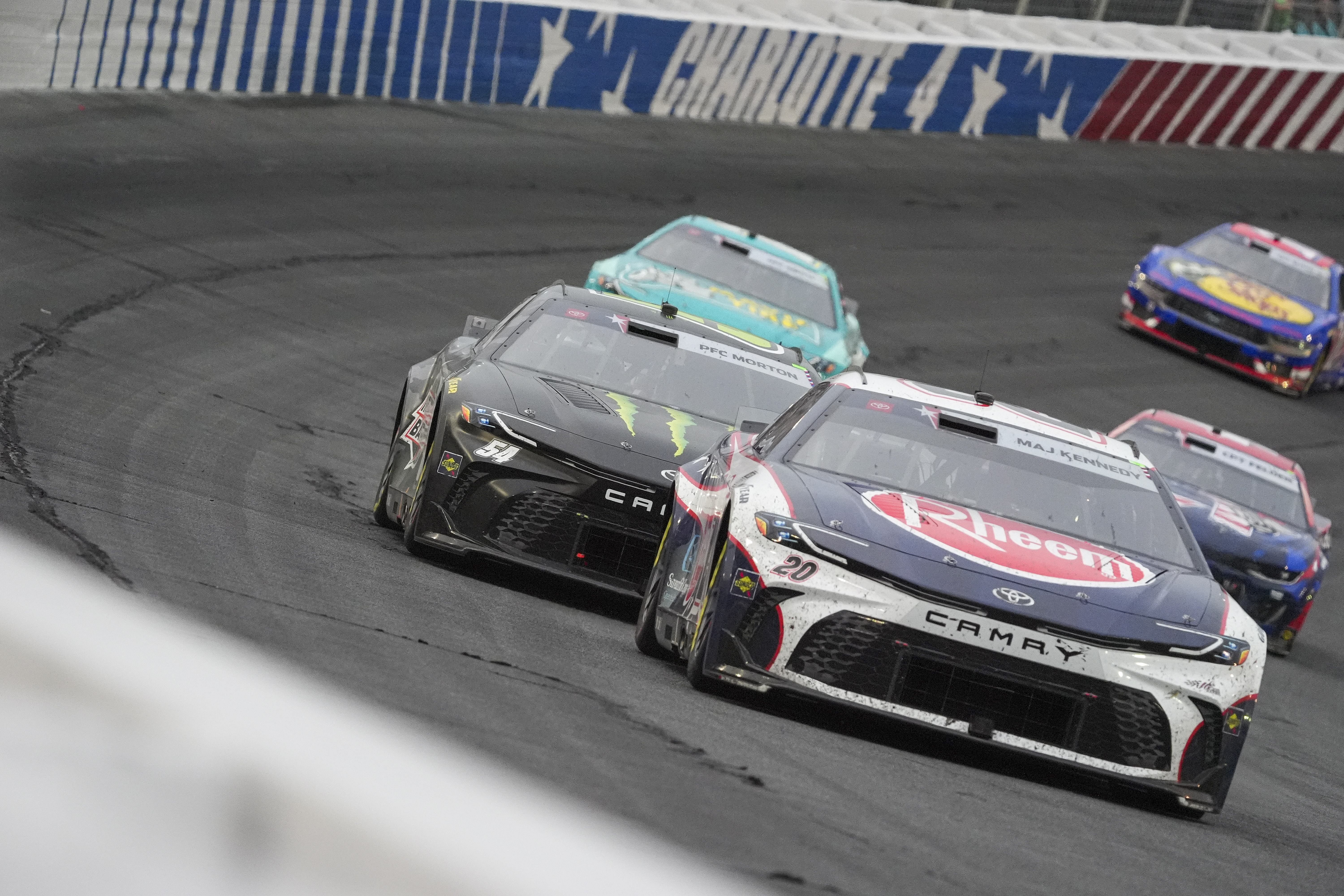 No. 20 JGR Toyota pilot Christopher Bell is the winner of this year&#039;s Coca-Cola 600 at Charlotte - Source: Imagn