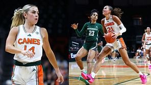WATCH: Miami's Haley Cavinder's connection to Natalija Marshall against Pittsburgh hoopers sets crowd ablaze