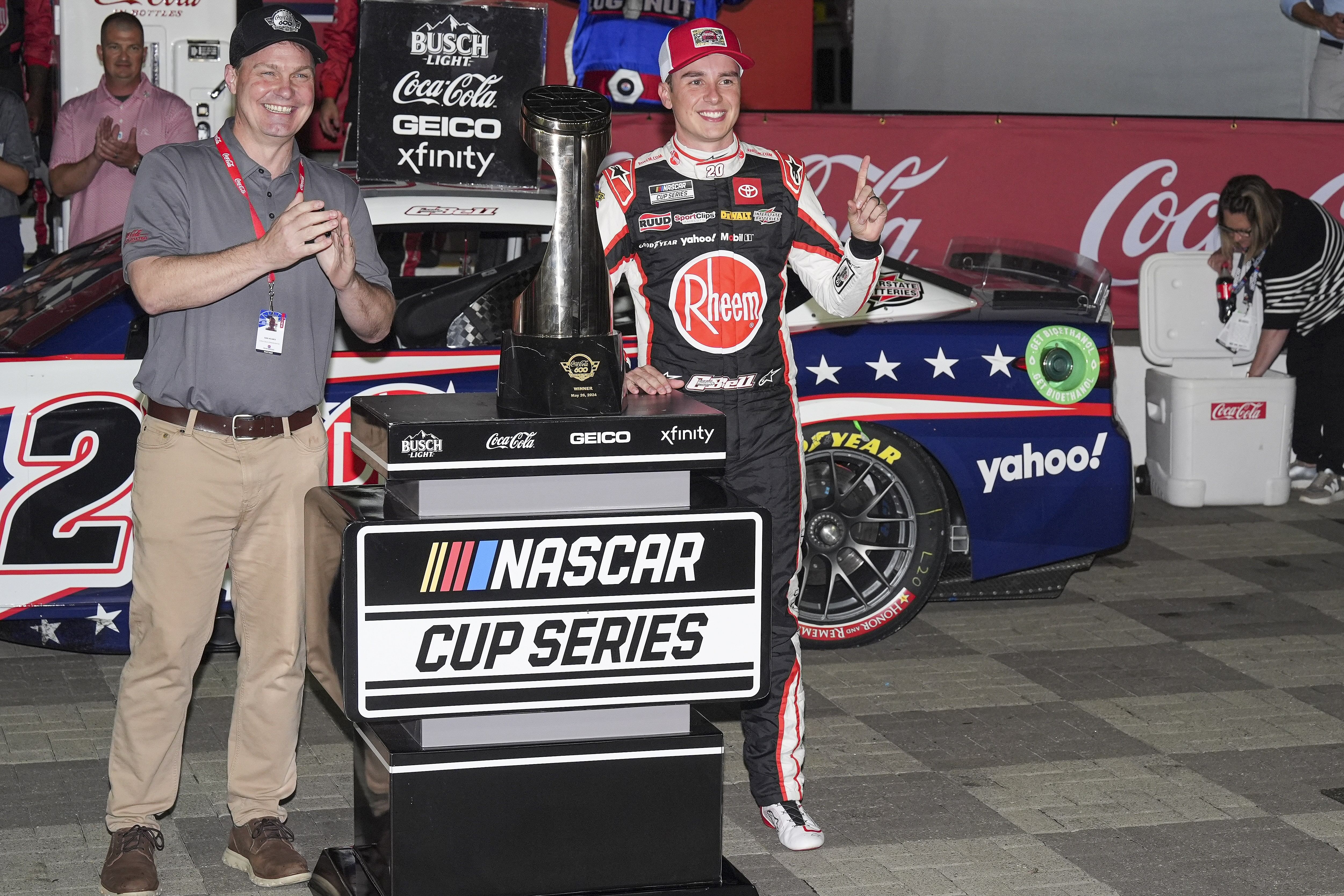 Christopher Bell won the 2024 Coca-Cola 600 - Source: Imagn