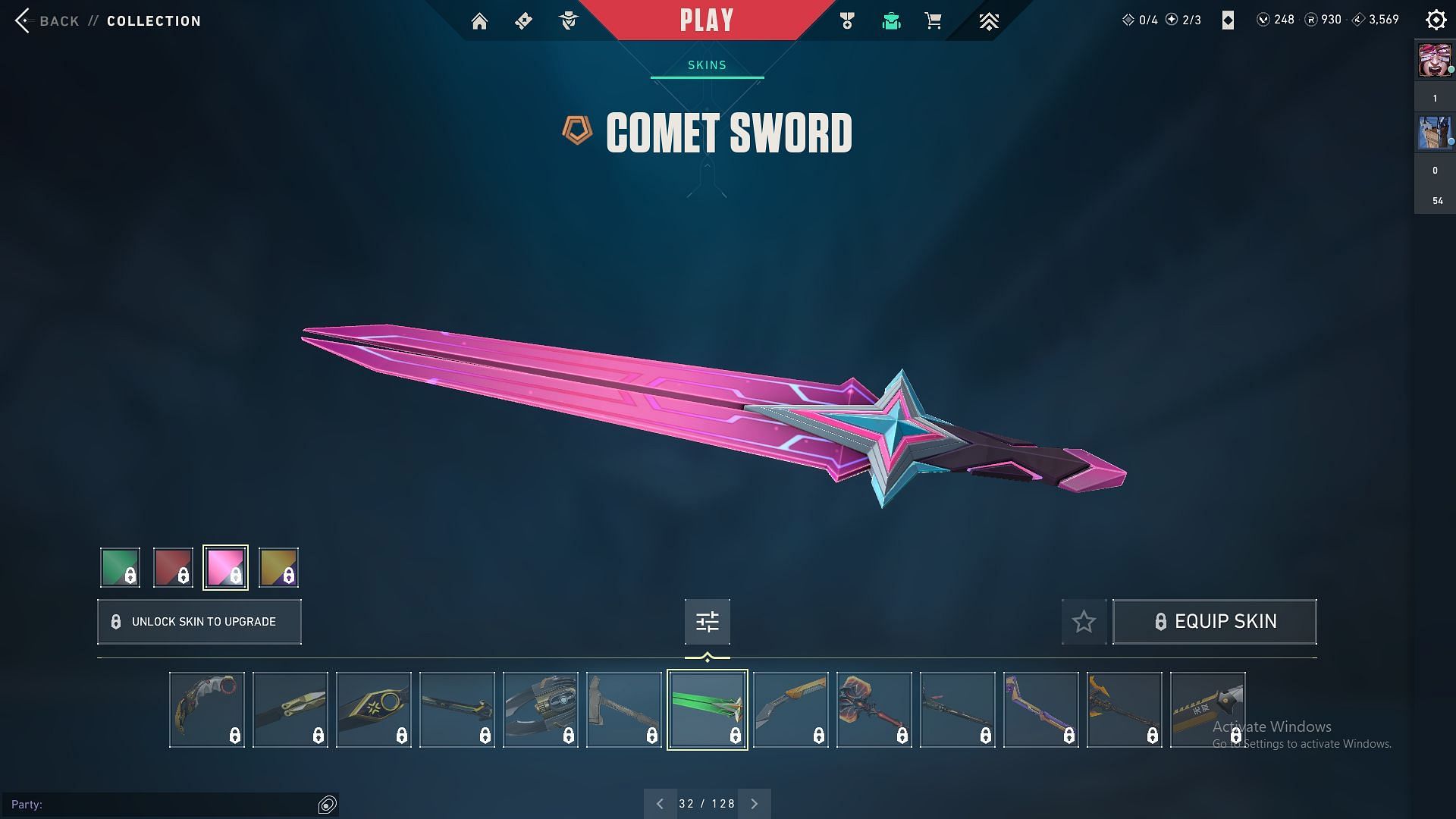 The Comet Sword (Image via Riot Games)