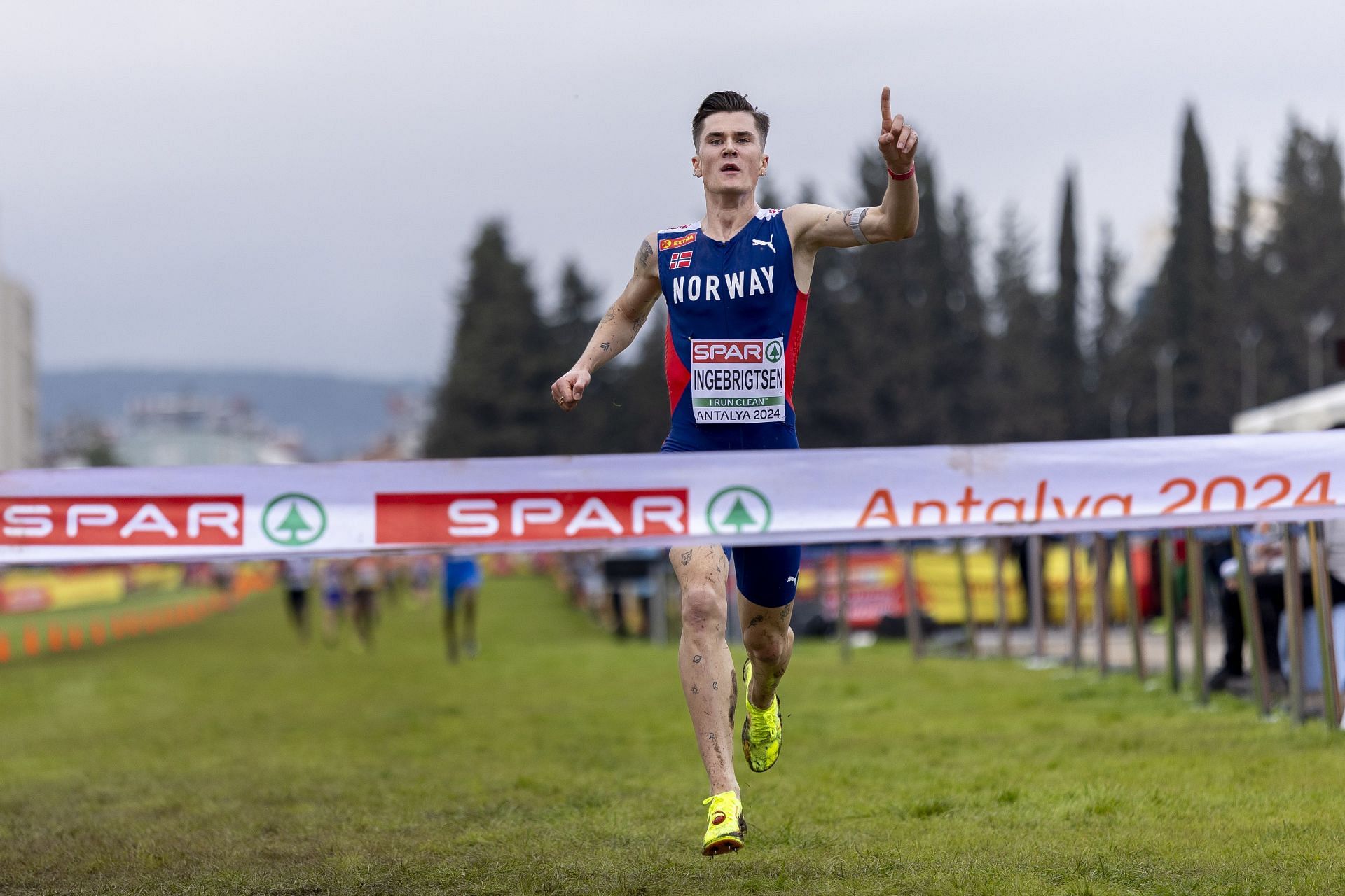 Jakob Ingebrigtsen at the European Cross Country Championships 2024 [Image Source : Getty]