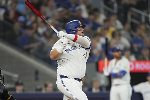 Daniel Vogelbach in action for the Toronto Blue Jays (Credits: IMAGN)