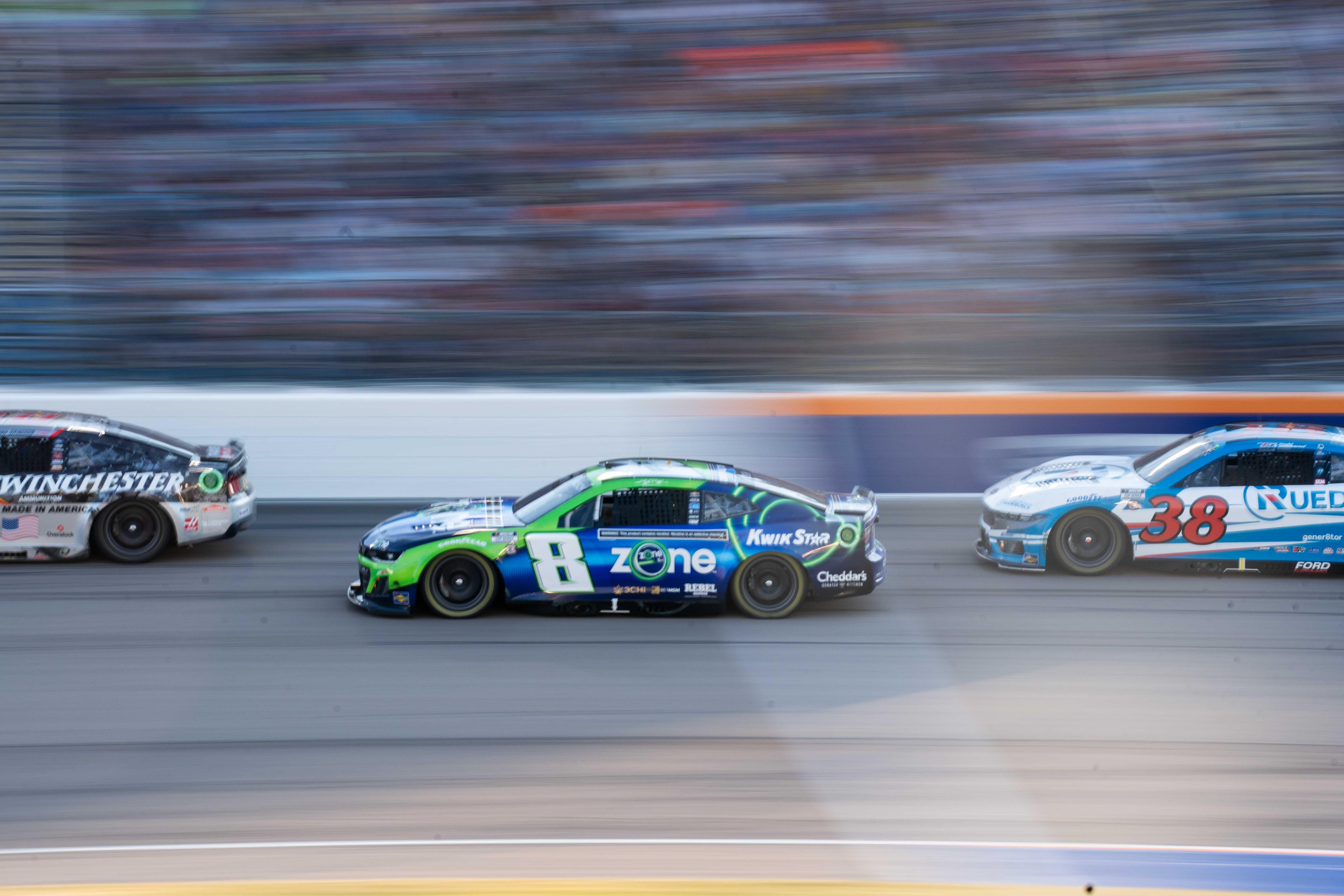 Kyle Busch of Richard Childress Racing driving the Zone/Kwik Trip Chevrolet Camaro ZL1 - Source: Imagn Images