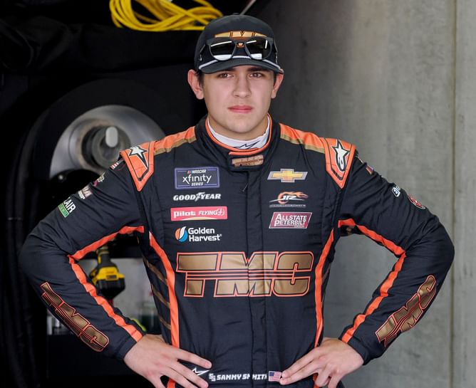 Dale Earnhardt Jr.’s driver Sammy Smith accompanies John Hunter Nemechek to spectate high-flying stunts of Nitro Circus