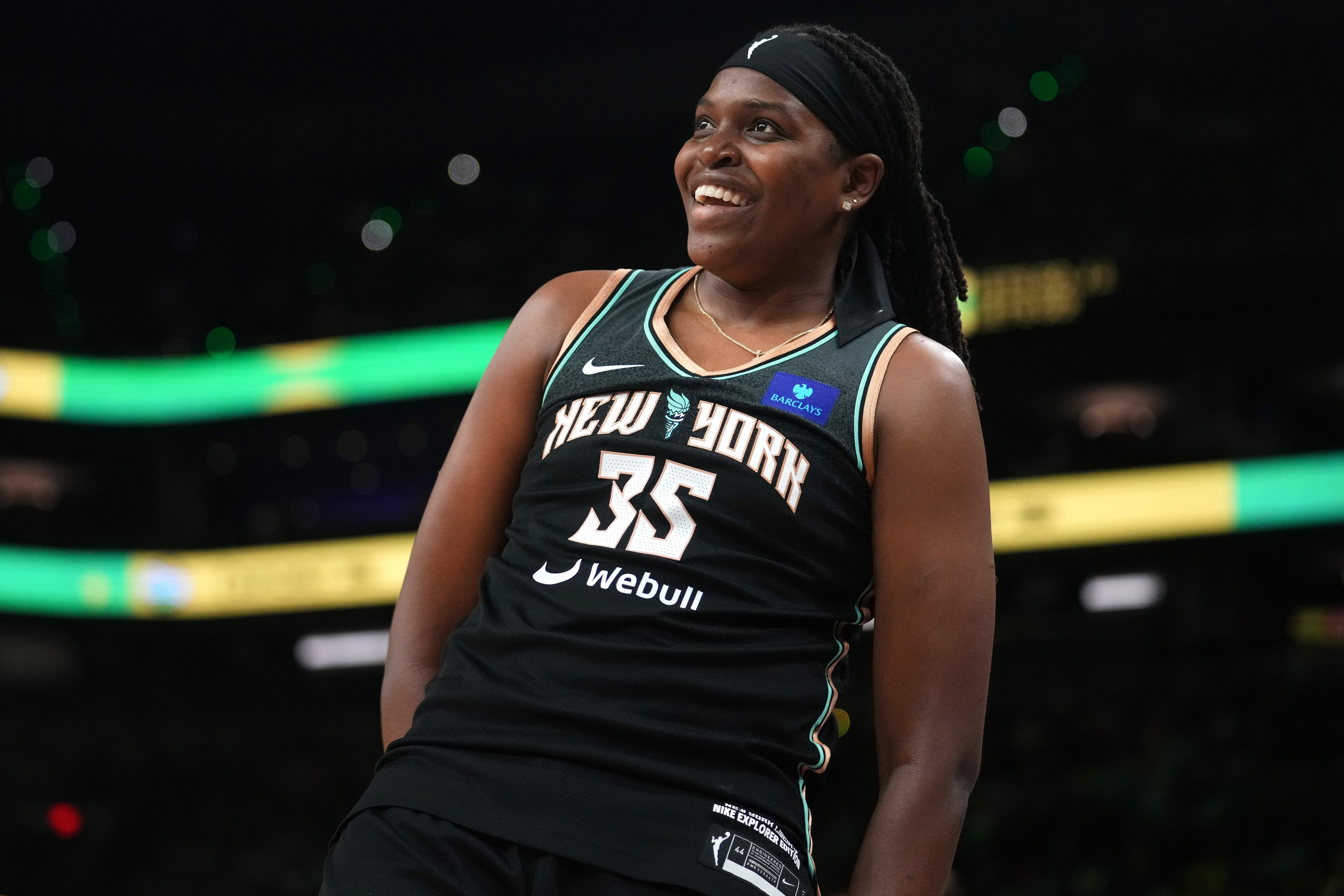 Jonquel Jones | Center | New York Liberty (Photo: IMAGN)