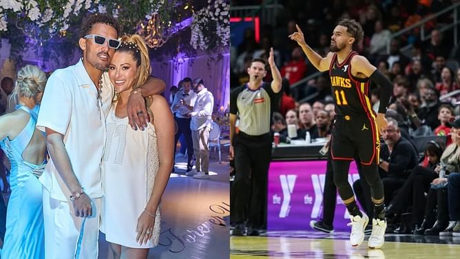 Trae Young's wife Shelby Miller has a 4-word quip at Hawks creative post following iconic celly