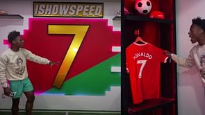 IShowSpeed shows off his new $100K Cristiano Ronaldo-themed setup