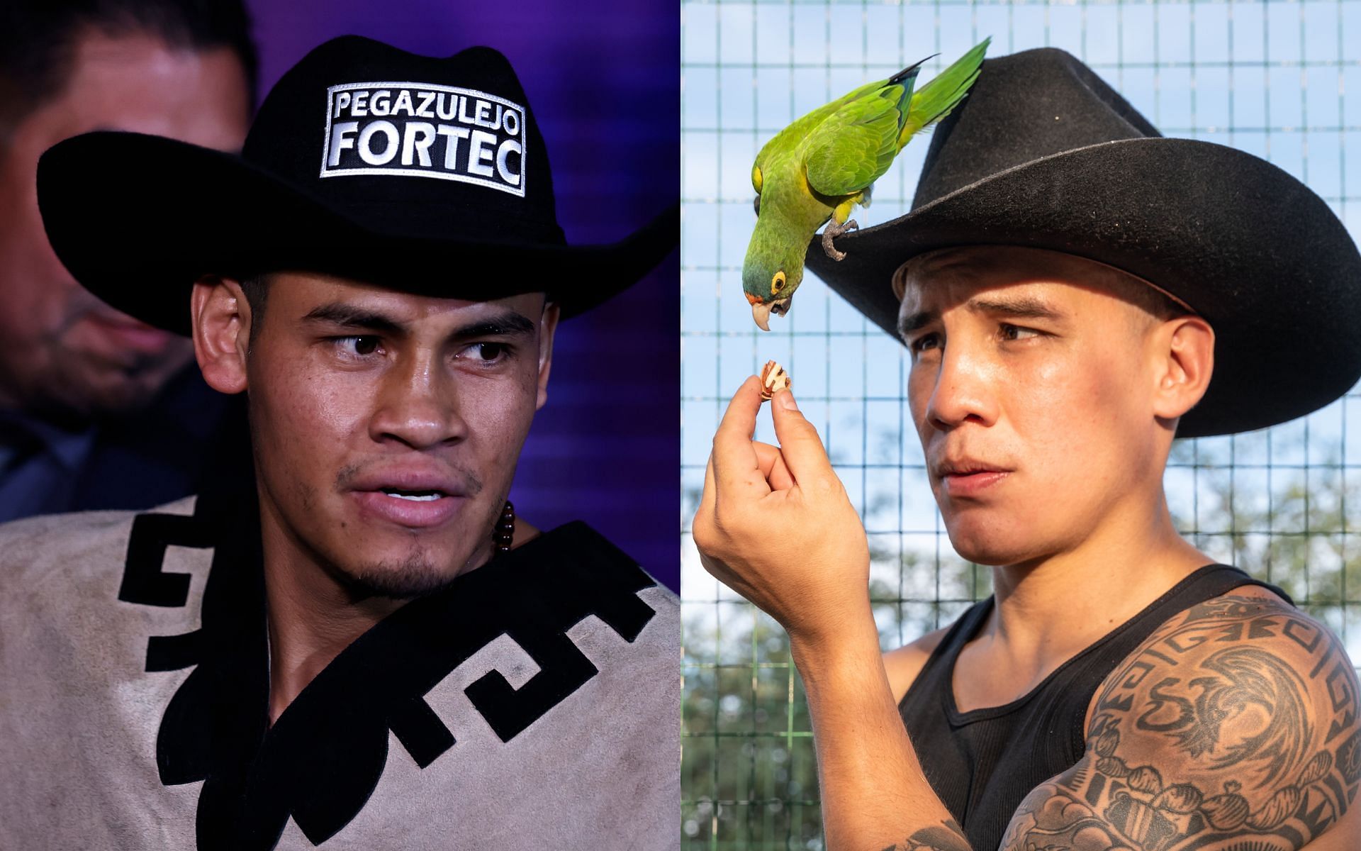 Emanuel Navarrete (left) and Oscar Valdez (right) will collide for the second time, with the coveted WBO super featherweight championship at stake [Images courtesy: Getty Images]