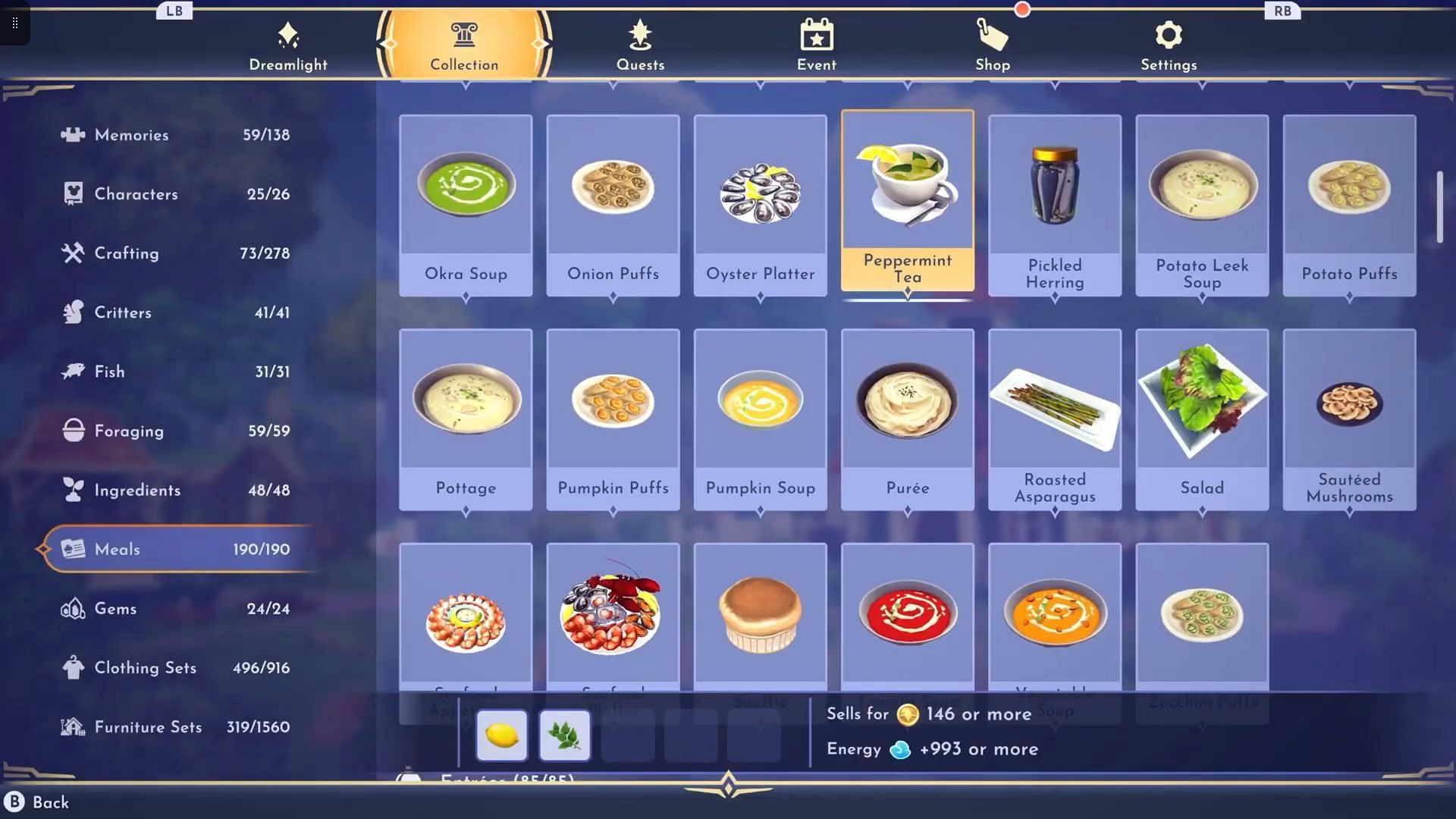 You need two ingredients to make Peppermint Tea (Image via YouTube/@Bottledupchai || Gameloft)