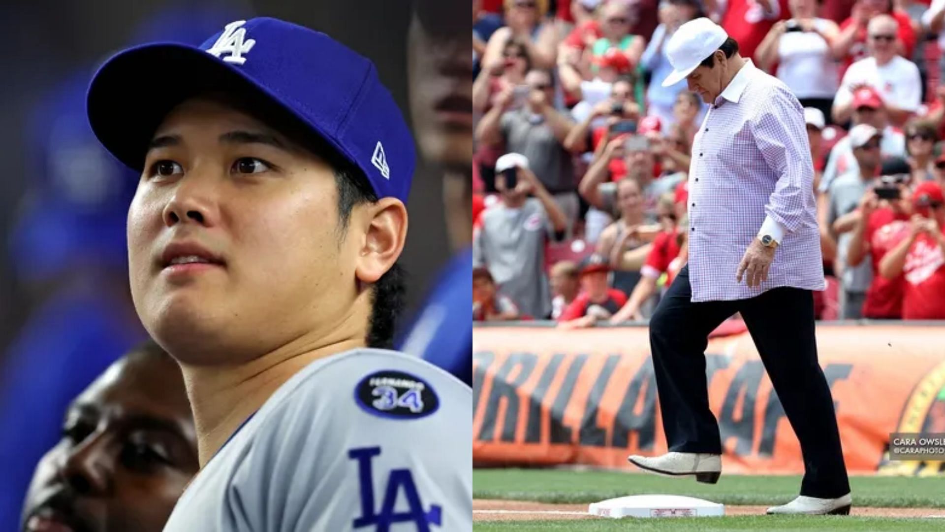 Los Angeles Dodgers Star Shohei Ohtani &amp; Former Cincinnati Reds Great Pete Rose