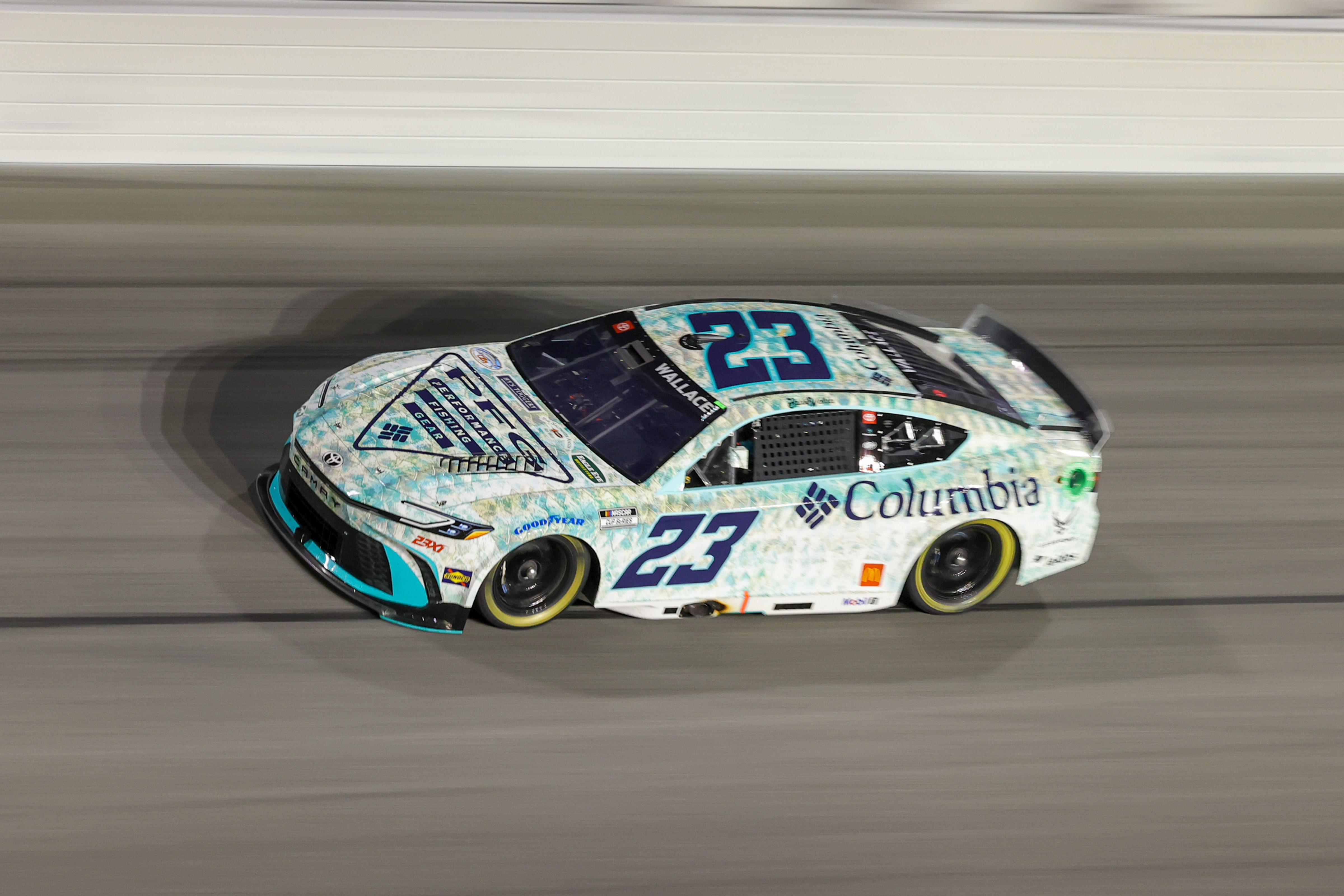 Bubba Wallace drives the No. 23 Toyota Camry in the NASCAR Cup Series - Source: Imagn