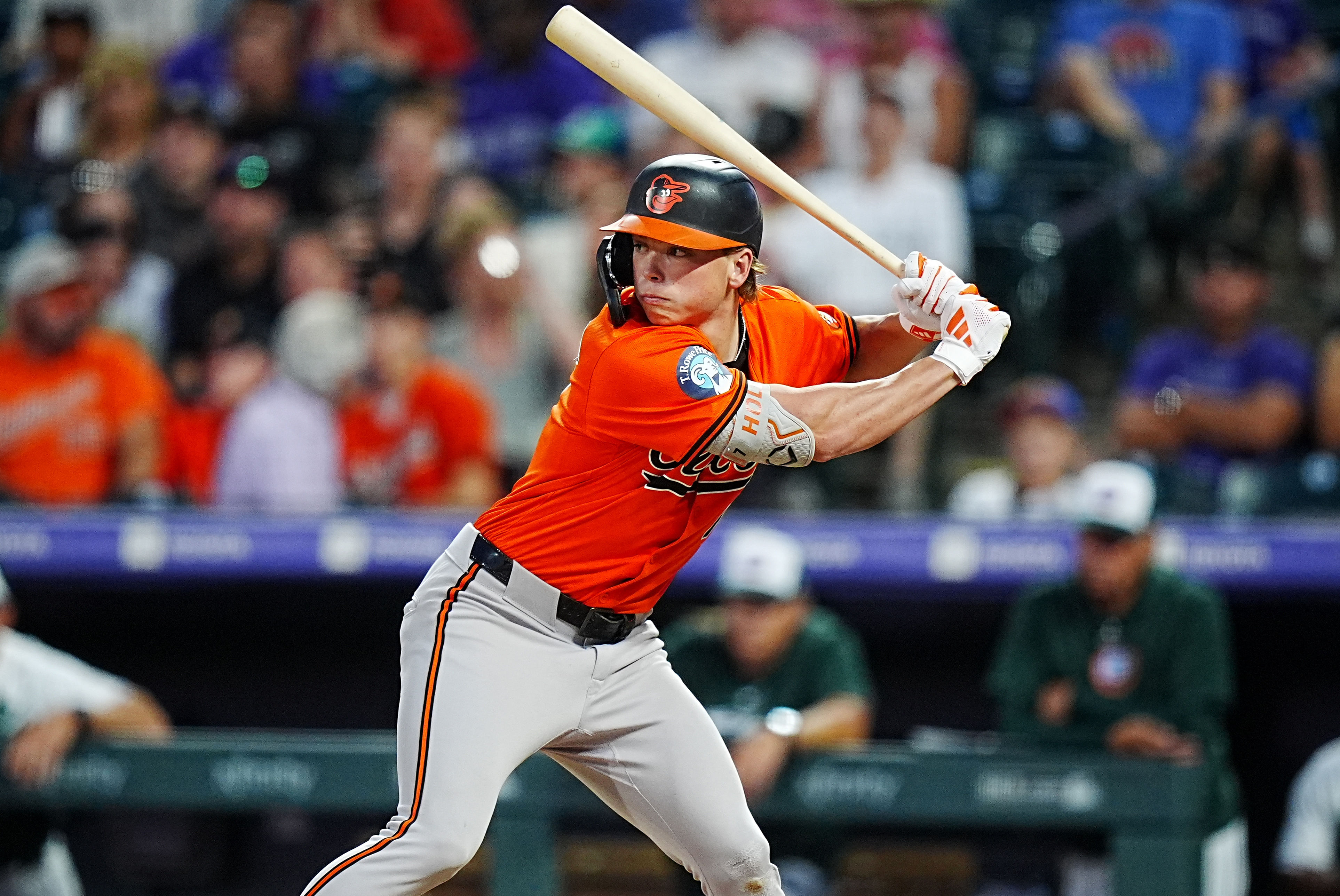 Jackson Holliday made his debut for the Orioles after just two seasons in the minor leagues (Image Source: Imagn)