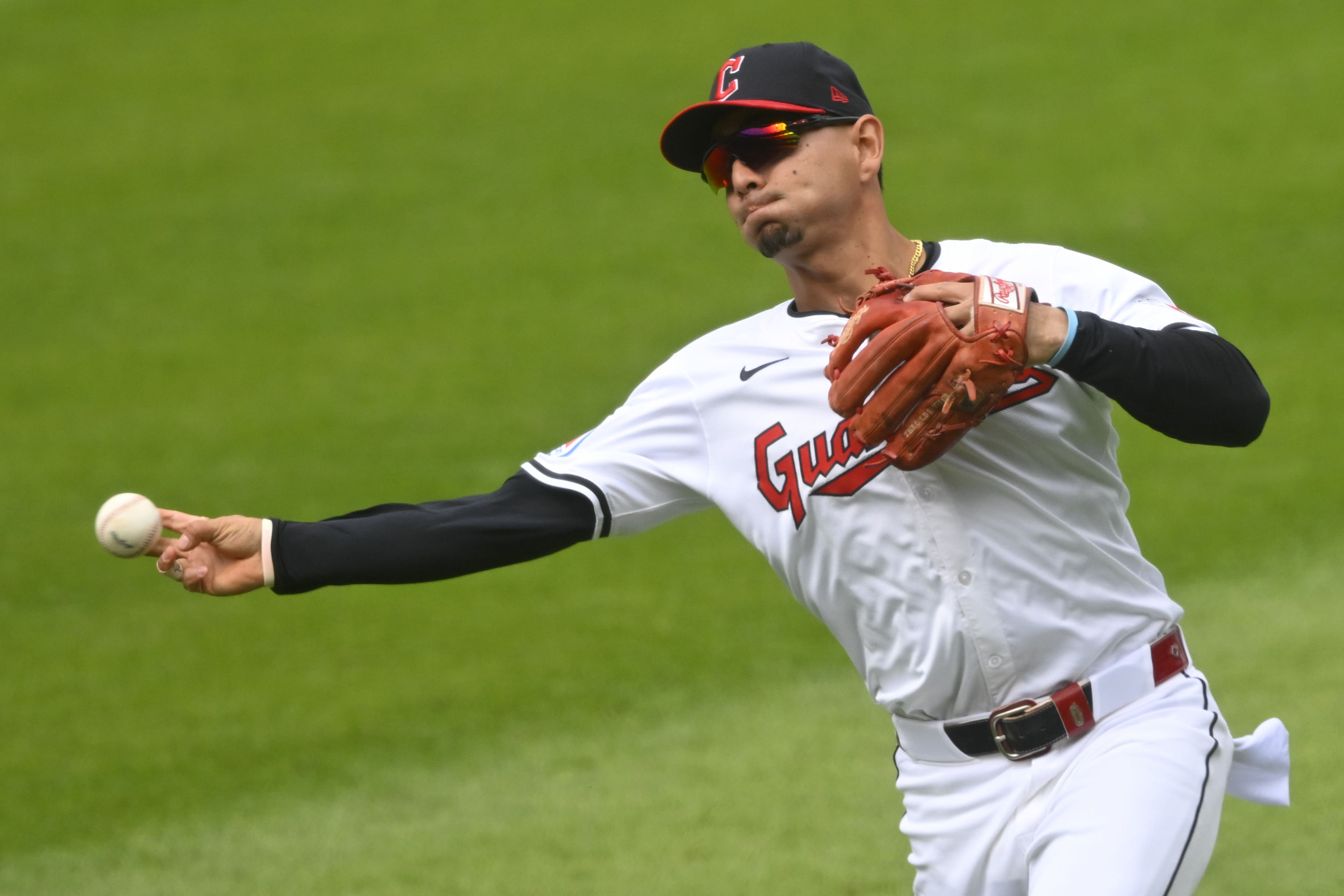 Andres Gimenez won three Gold Gloves as the second baseman for the Guardians (Image Source: Imagn)