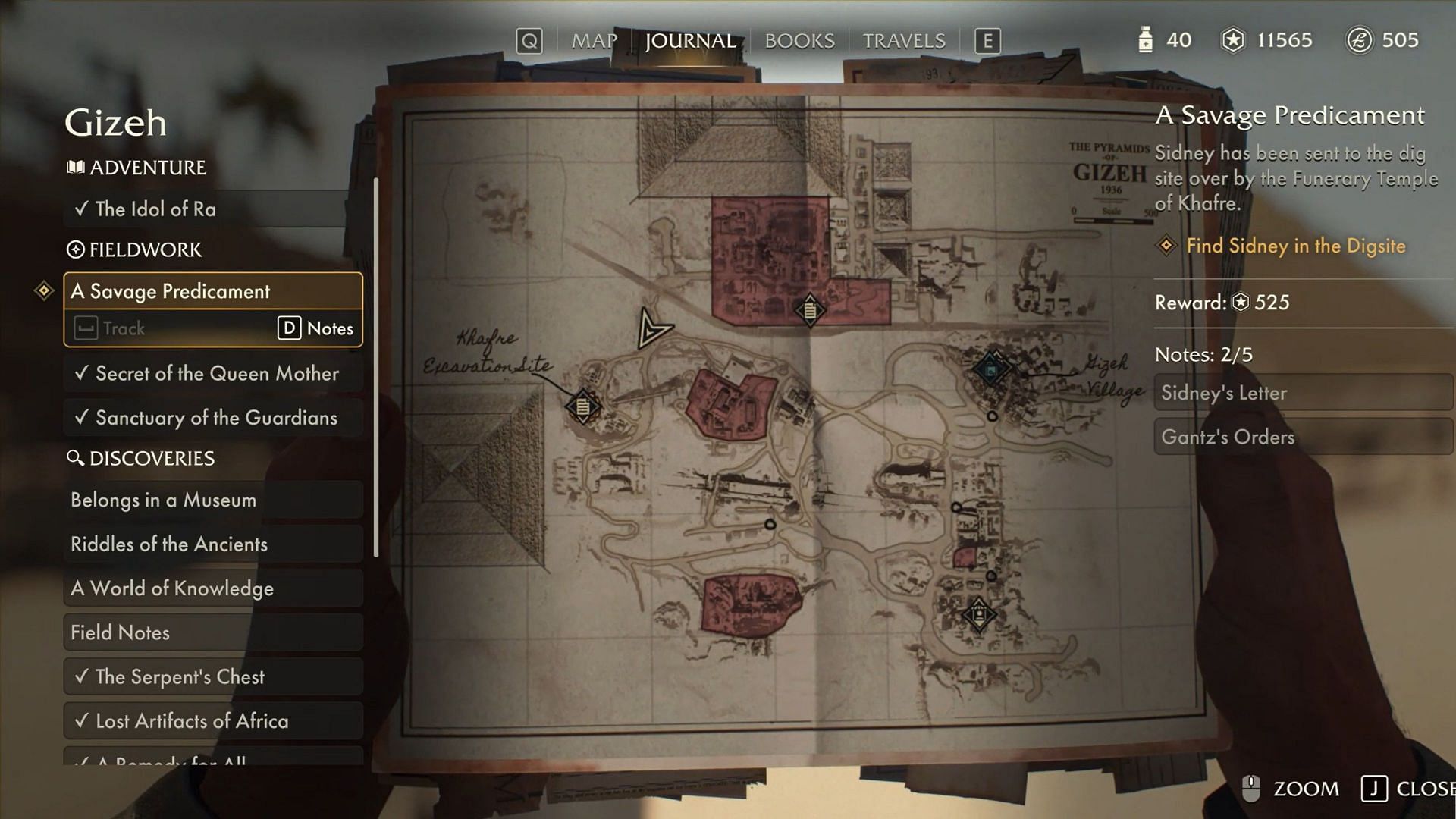 Reach the dig site (Image via Bethesda Softworks/ YouTube@ Gamerpillar)