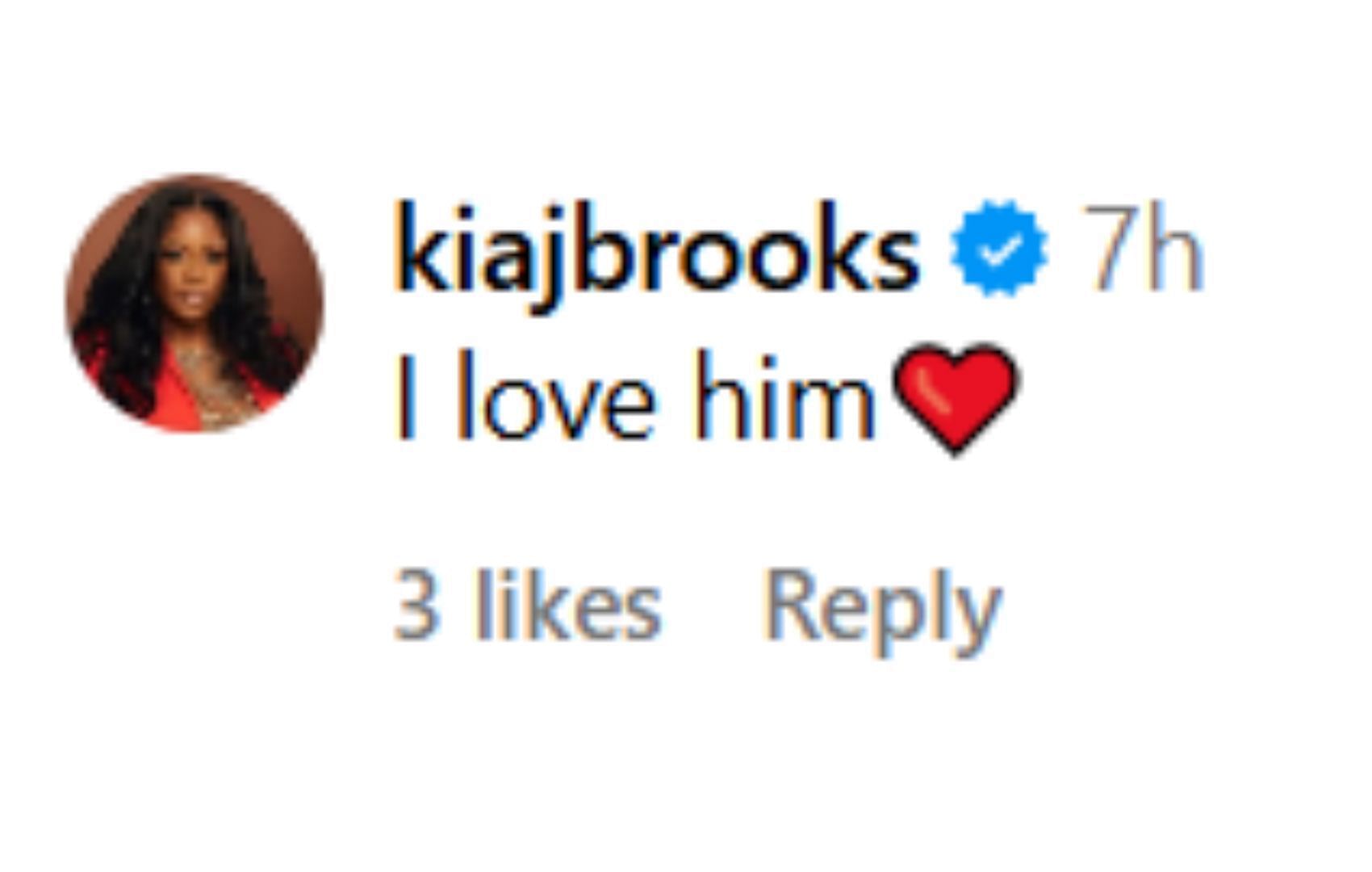 Kia Brooks&#039; comment on Johnson and Ellis&#039; clip