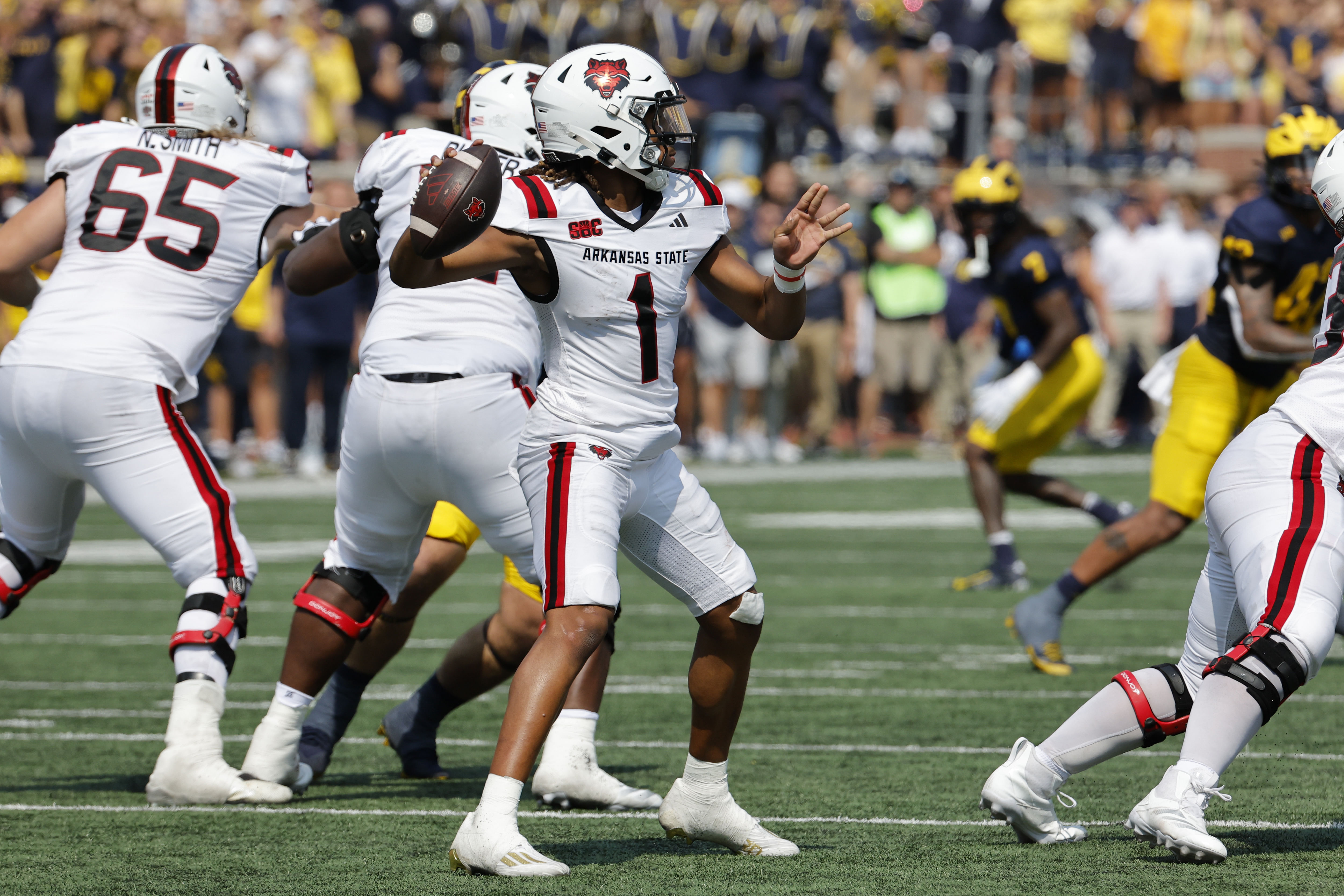 NCAA Football: Arkansas State at Michigan - Source: Imagn