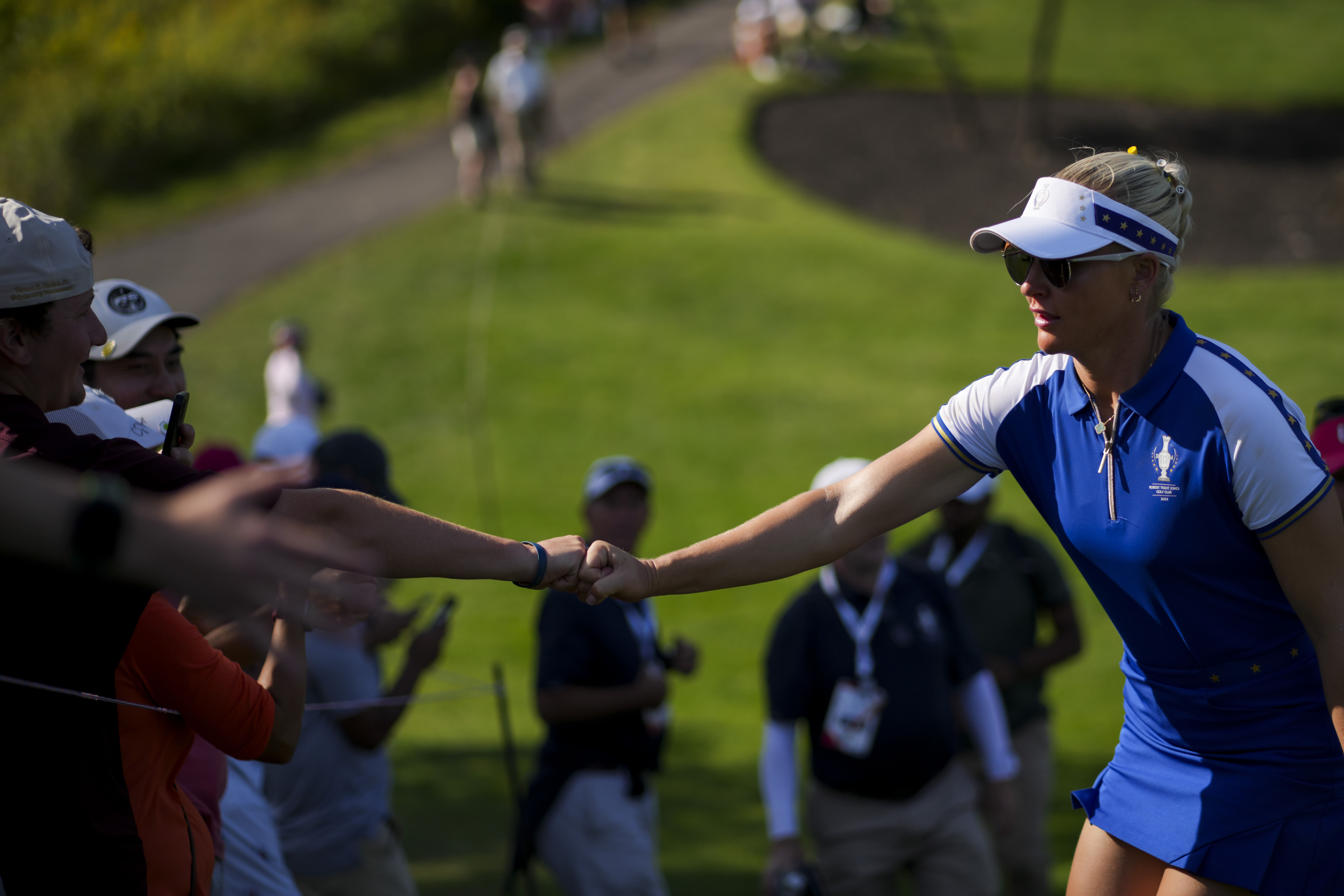 Charley Hull during the Solheim Cup held in USA - Source: Imagn