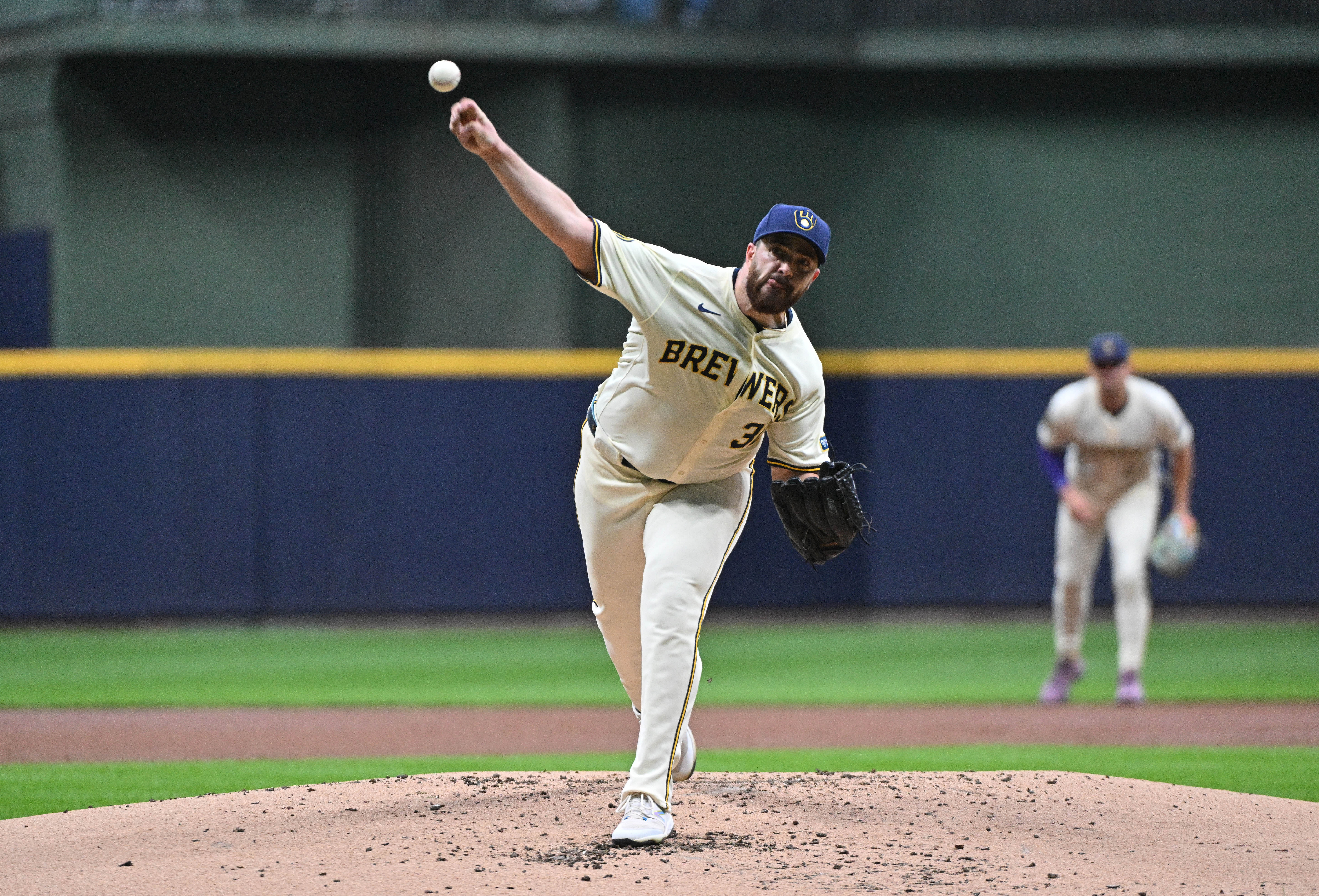 The Brewers should trade Aaron Civale (Imagn) 