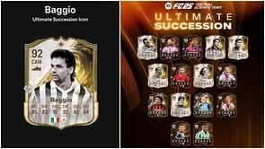 EA FC 25 Roberto Baggio Ultimate Succession Icon SBC: All tasks and cheapest solutions