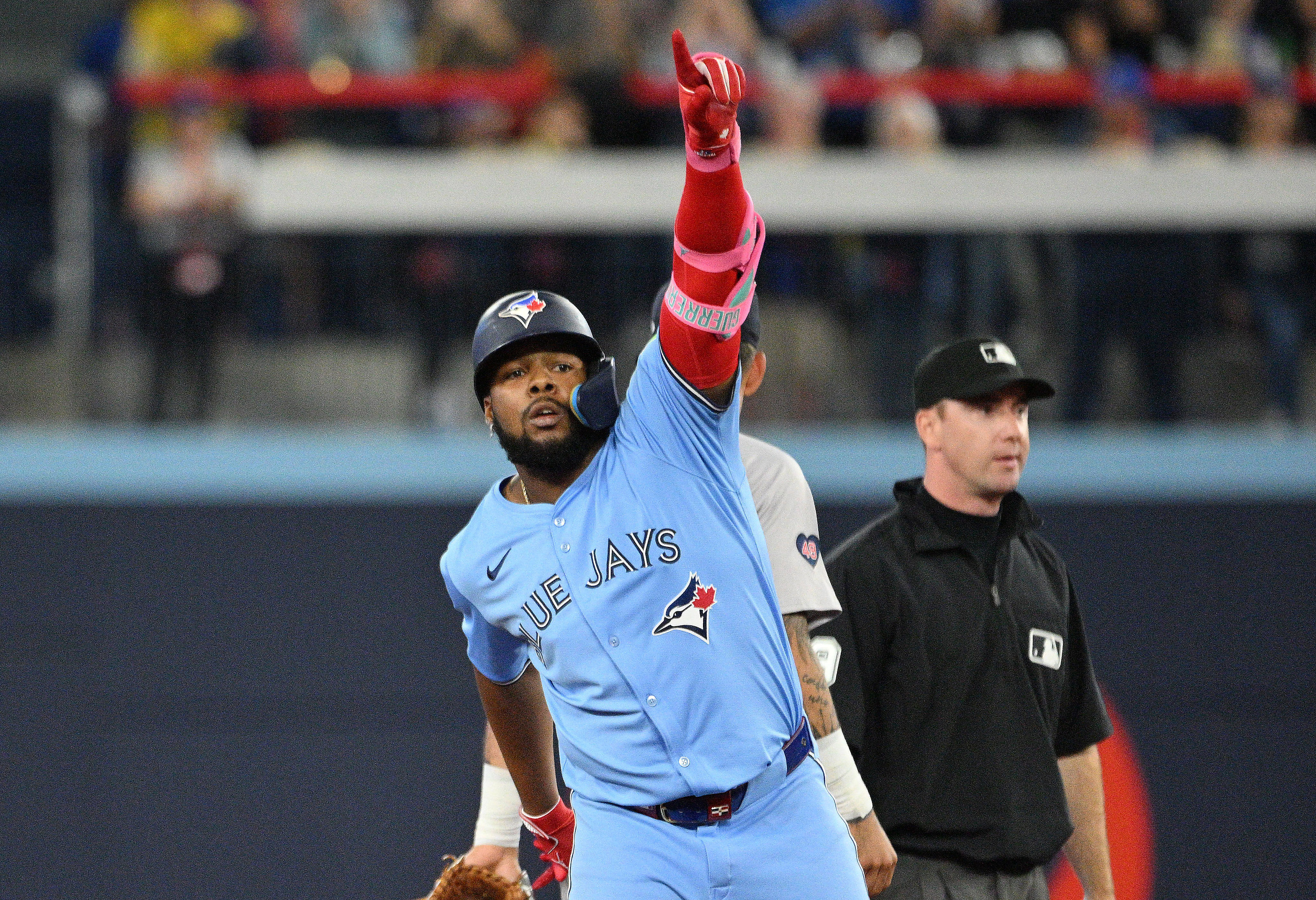 Vladimir Guerrero Jr. made his fourth straight All-Star Game appearance this year (Image Source: Imagn)