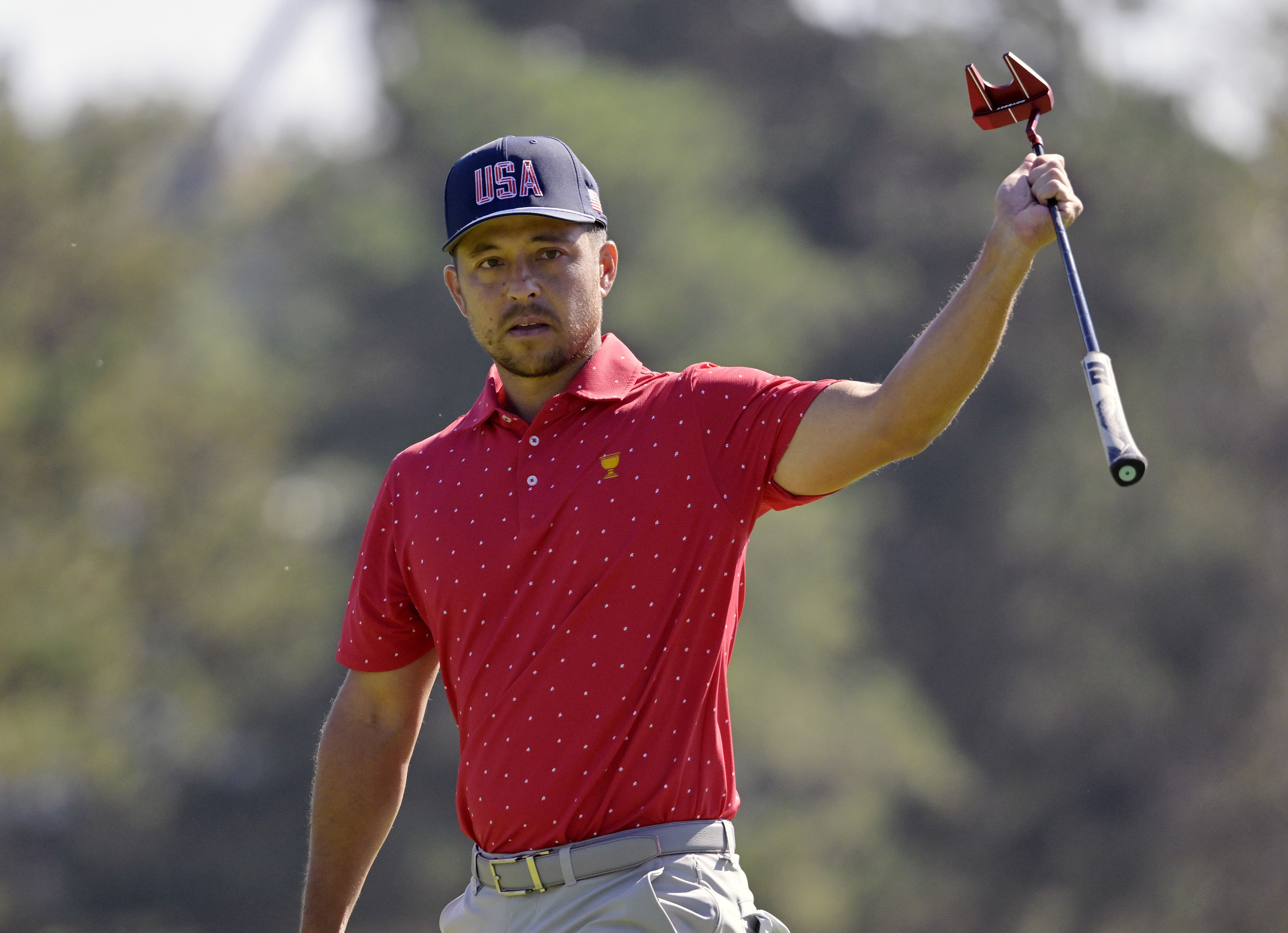 Xander Schauffele in The Presidents Cup - Final Round - Source: Imagn