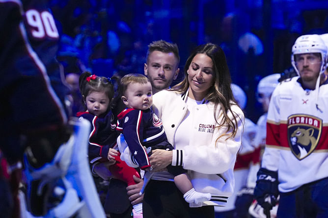 "When she smiles, I just see John"- Johnny Gaudreau's wife Meredith opens up about daughter Noa's resemblance to her father