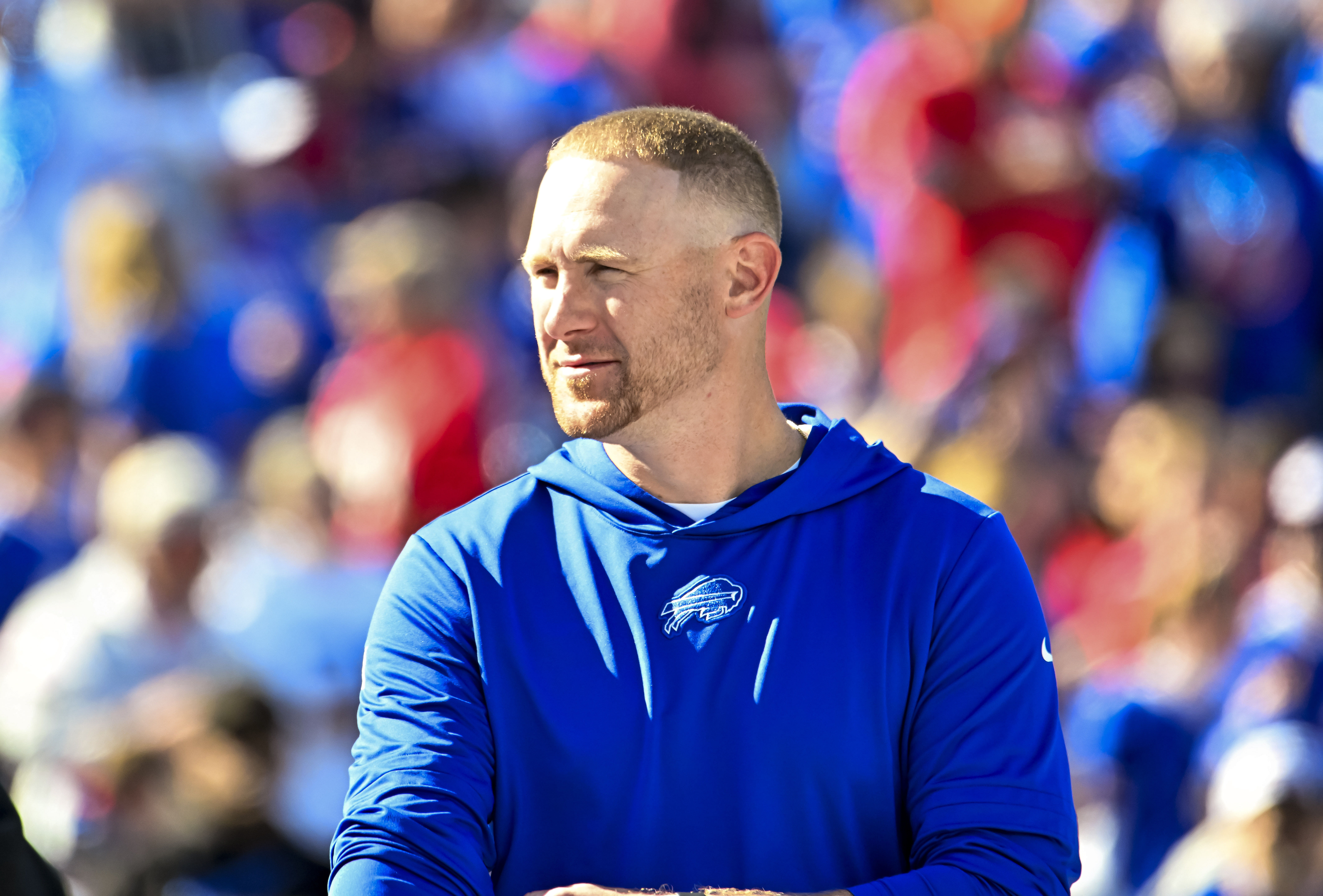 Joe Brady at Tennessee Titans at Buffalo Bills - Source: Imagn