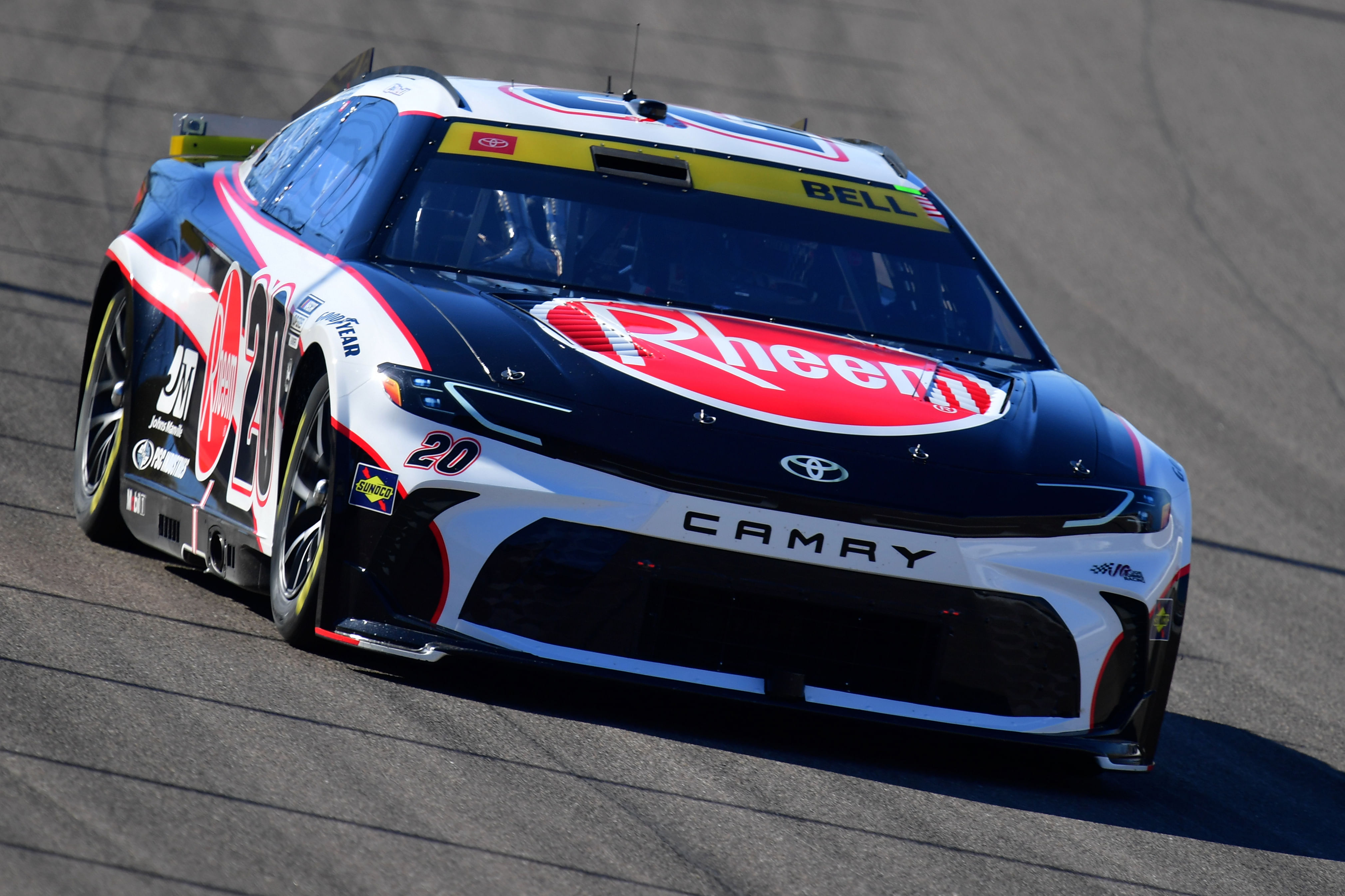 Christopher Bell drives the No. 20 Toyota in the premier series - Source: Imagn