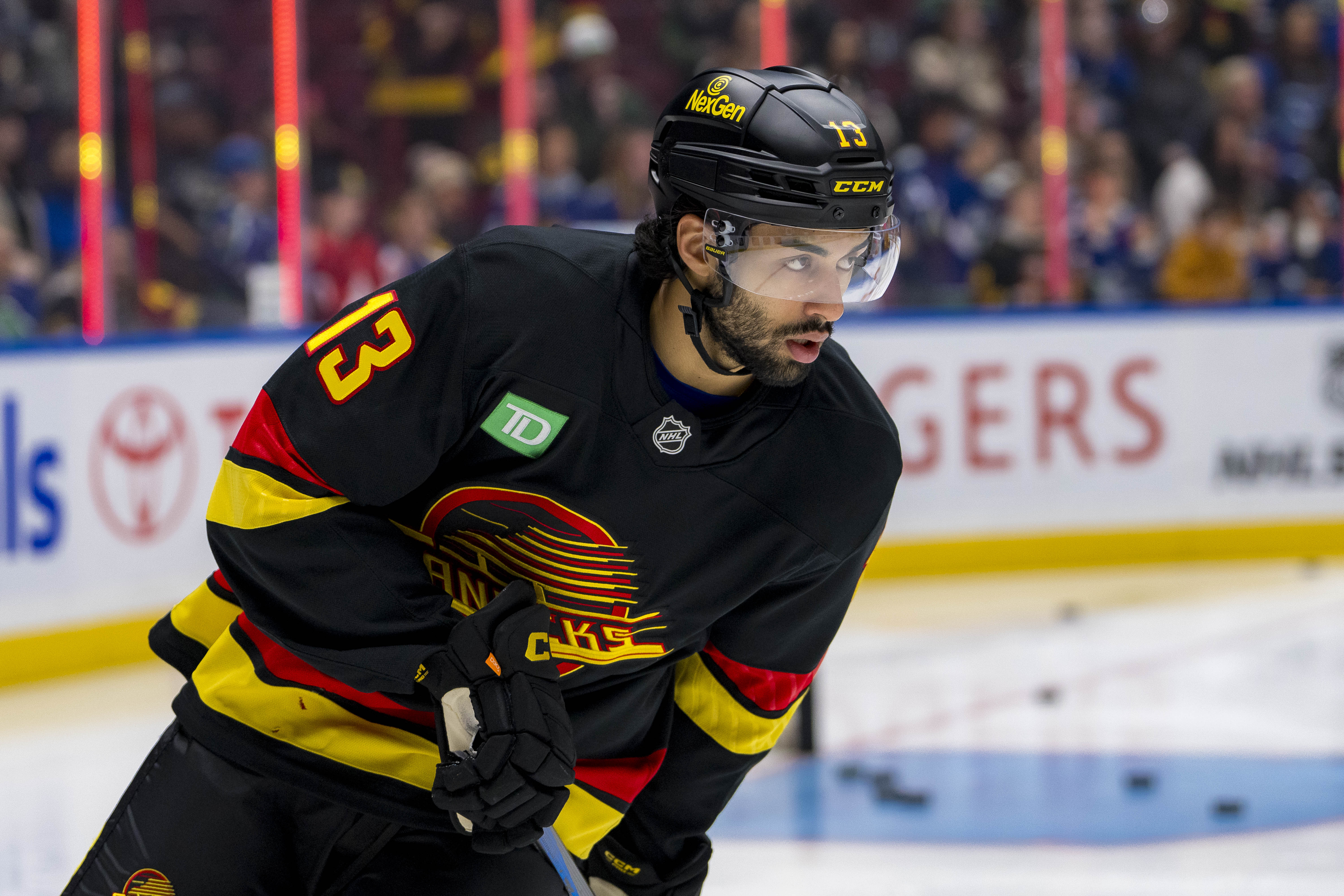 Canucks’ Arshdeep Bains gets engaged to long-time girlfriend Raman Rai with romantic lakeside proposal