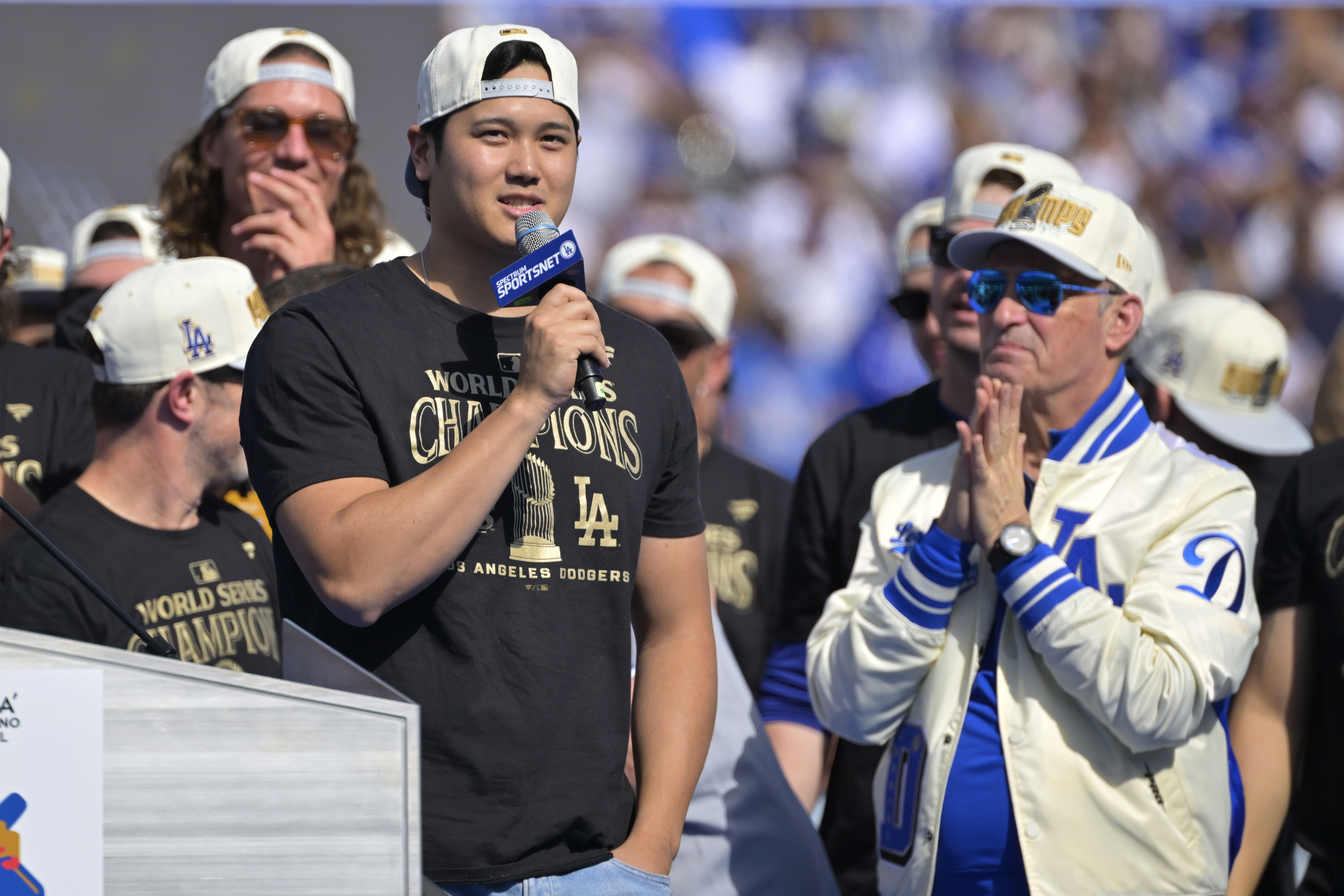 MLB: Los Angeles Dodgers-Championship Celebration - Source: Imagn