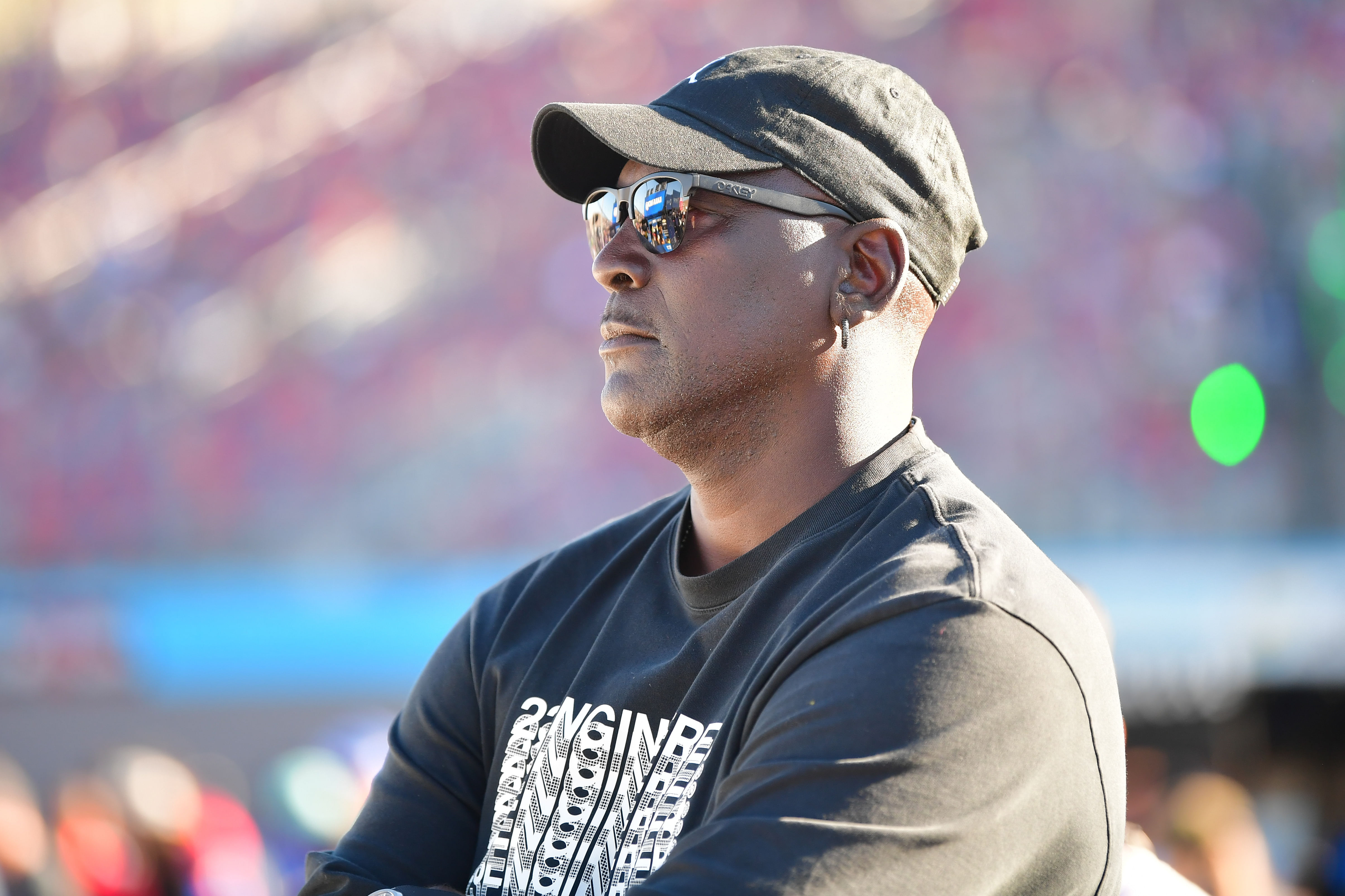 23XI Racing team owner Michael Jordan during qualifying for the Cup Series championship race at Phoenix Raceway. - Source: Imagn