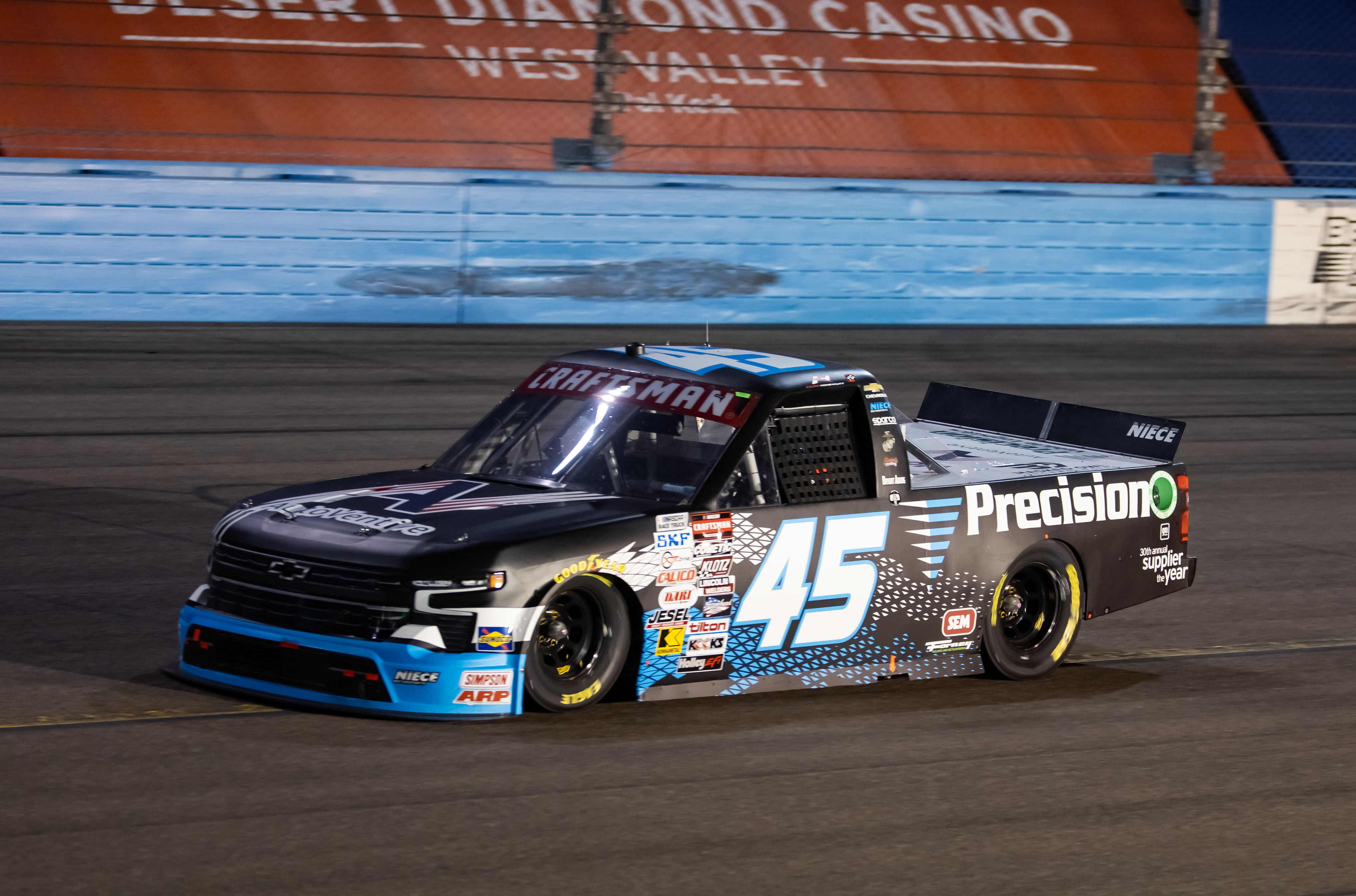 Kaden Honeycutt had a part-time schedule in the No. 45 Chevy this year - Source: Imagn