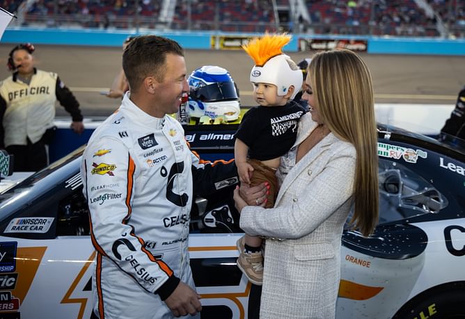 AJ Allmendinger’s wife Tara shares viral post explaining why kids should yell 'MOM!' instead of 'help!' in distress