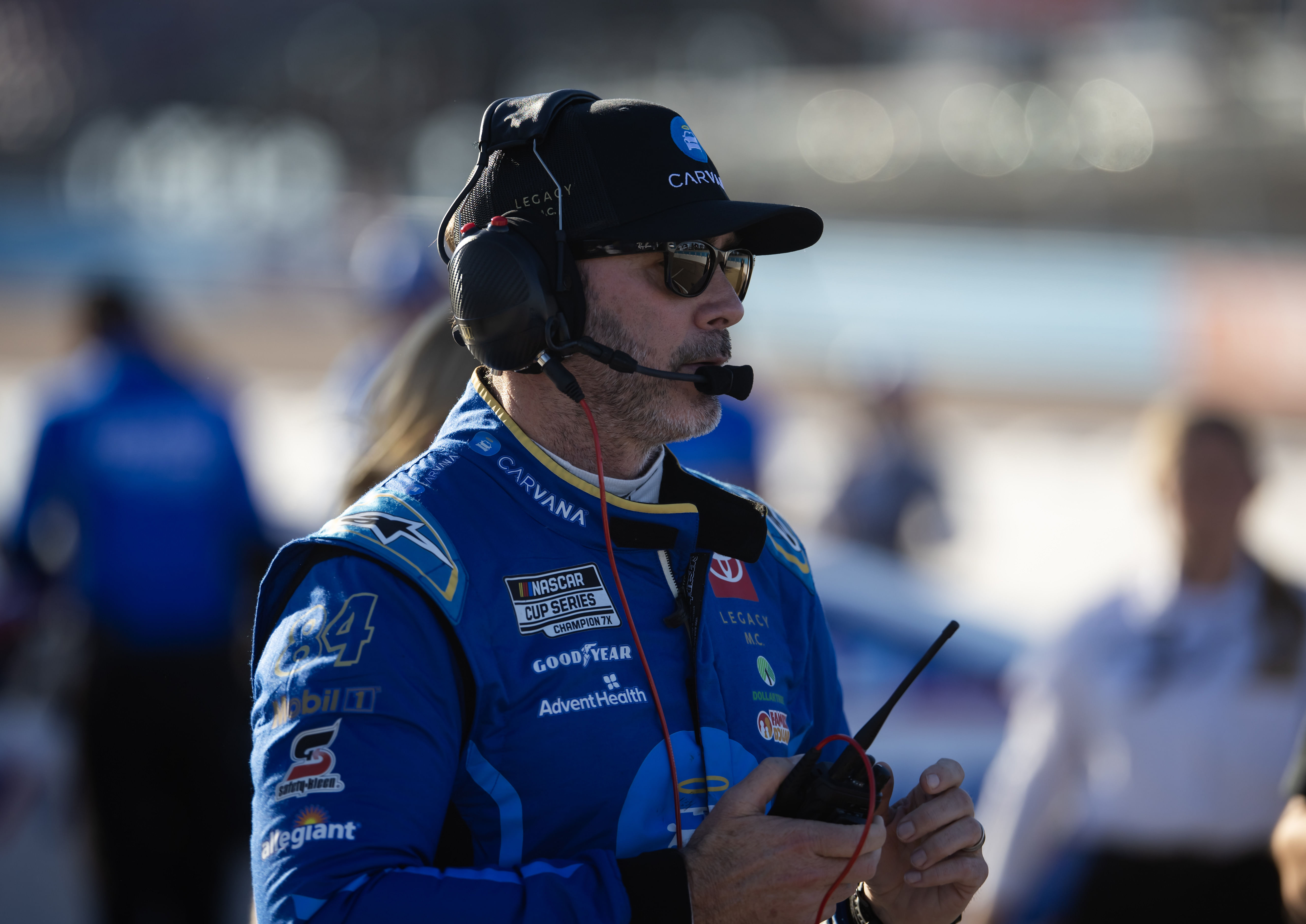 Jimmie Johnson (84) during qualifying for the Championship race at Phoenix Raceway. - Source: Imagn