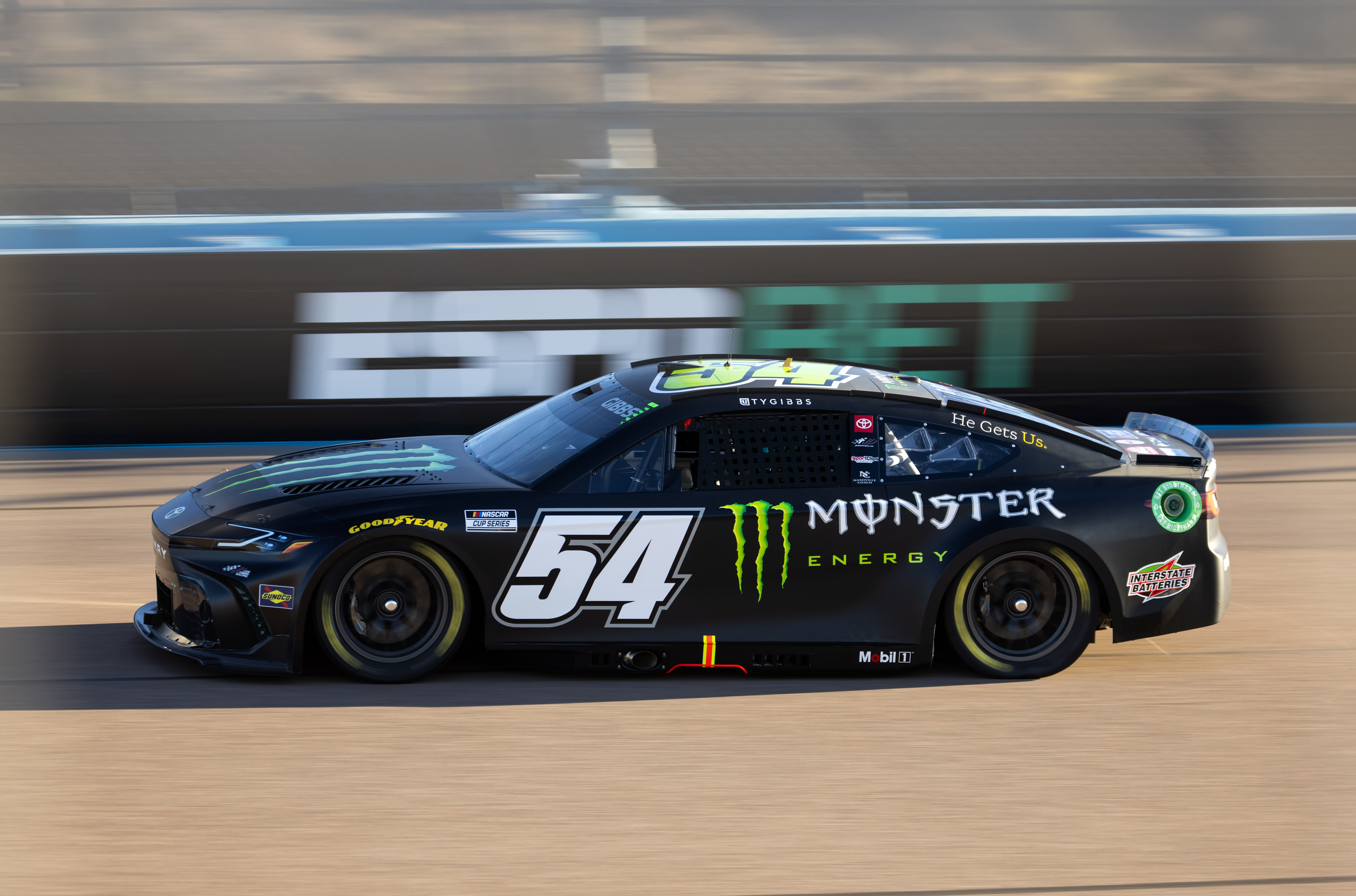 NASCAR Cup Series driver Ty Gibbs (54) during practice for the NASCAR Championship race at Phoenix Raceway. Mandatory Credit: Mark J. Rebilas-Imagn Images