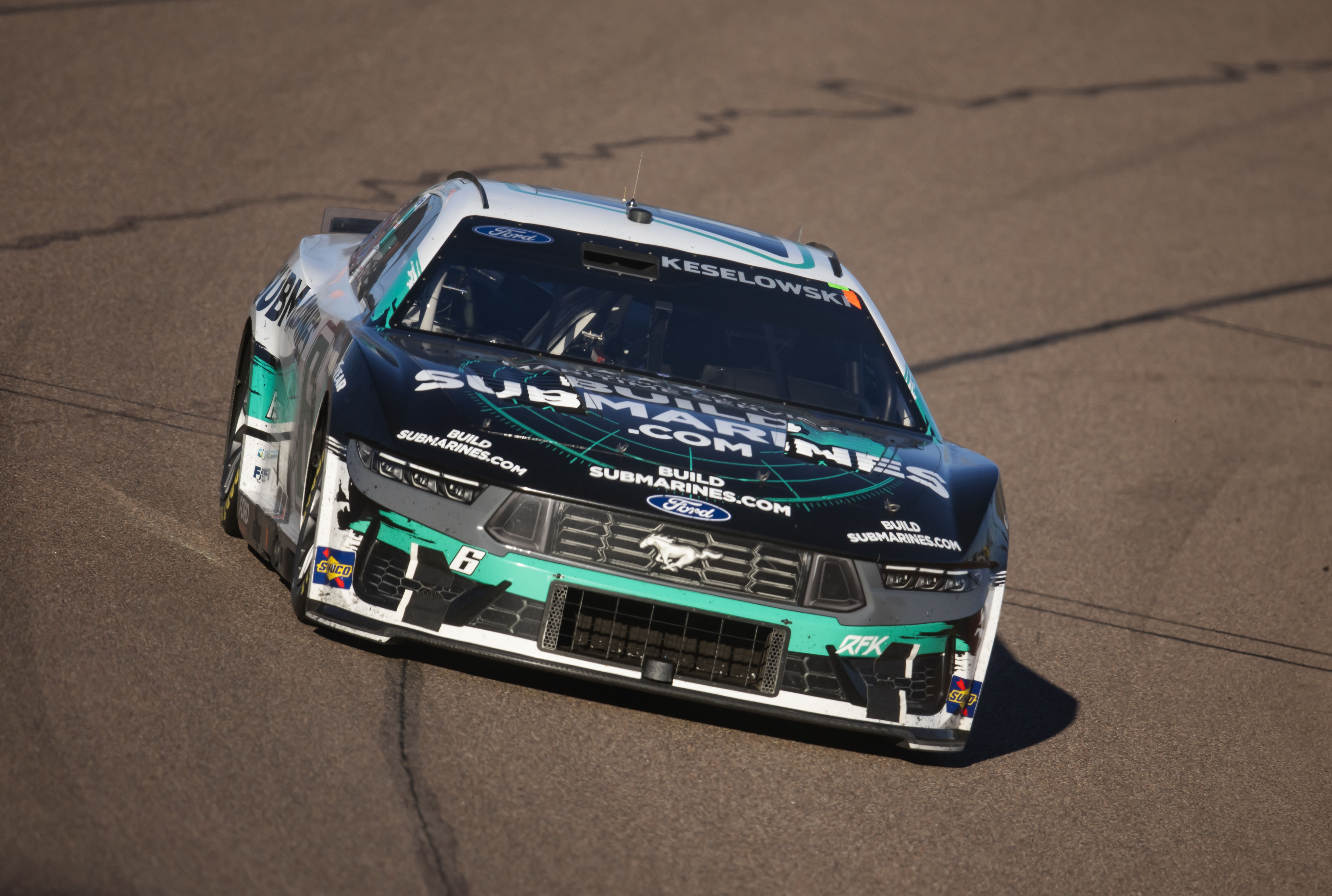 NASCAR Cup Series driver Brad Keselowski (6) during the NASCAR Cup Series Championship race at Phoenix Raceway. Credit-Imagn Images