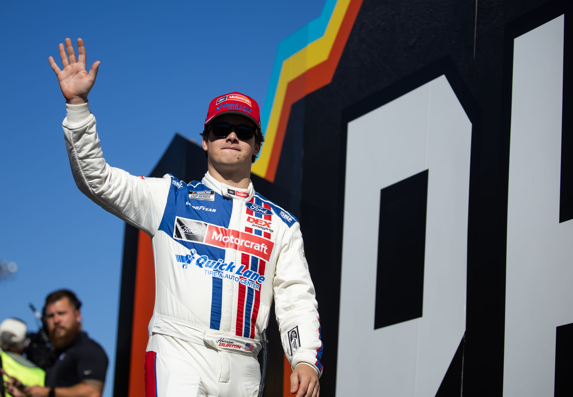 Harrison Burton during the NASCAR Cup Series Championship race at Phoenix Raceway. - Source: Imagn