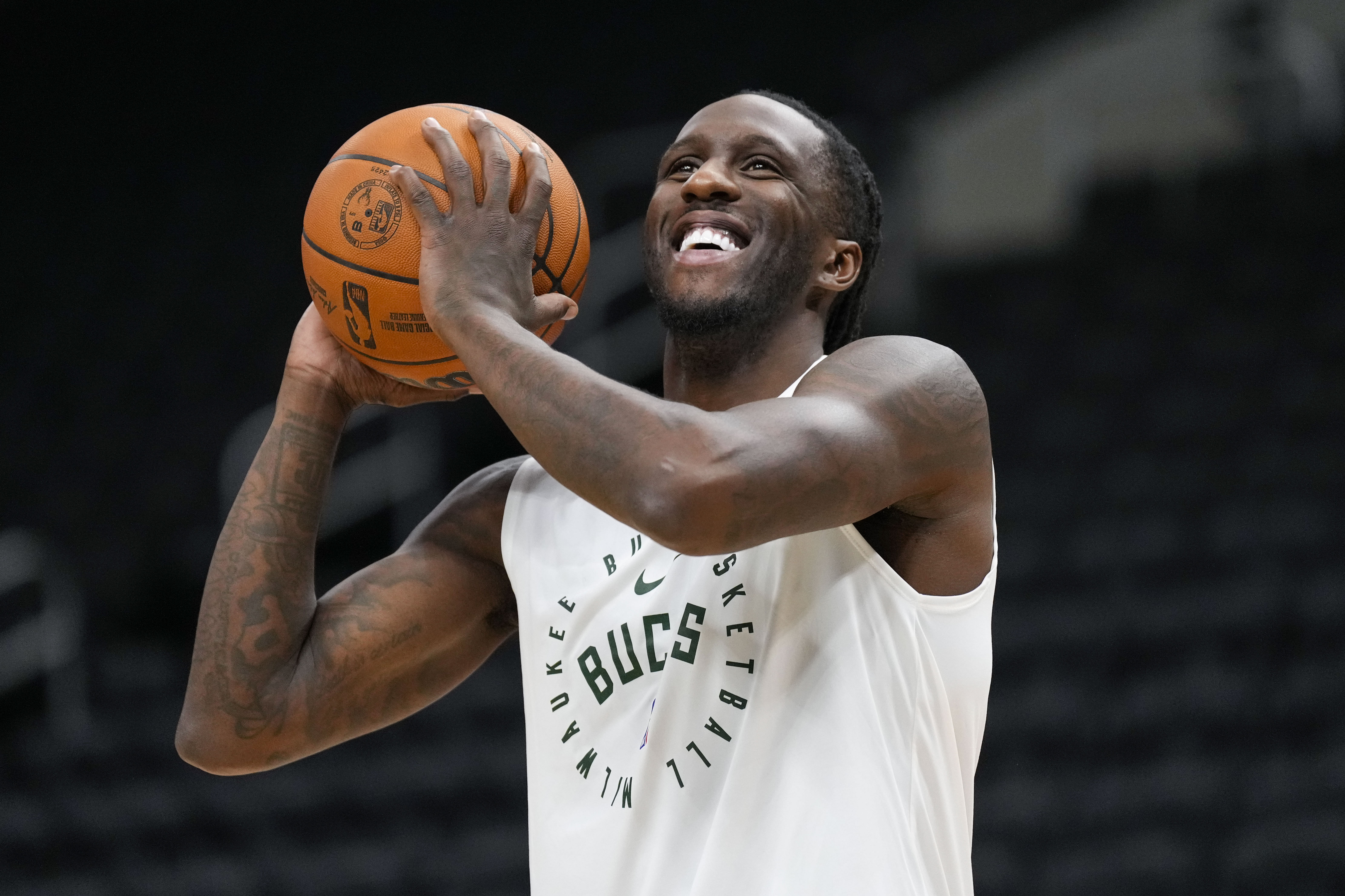 Taurean Prince explains the importance of the NBA Cup to some players. (Photo: IMAGN)