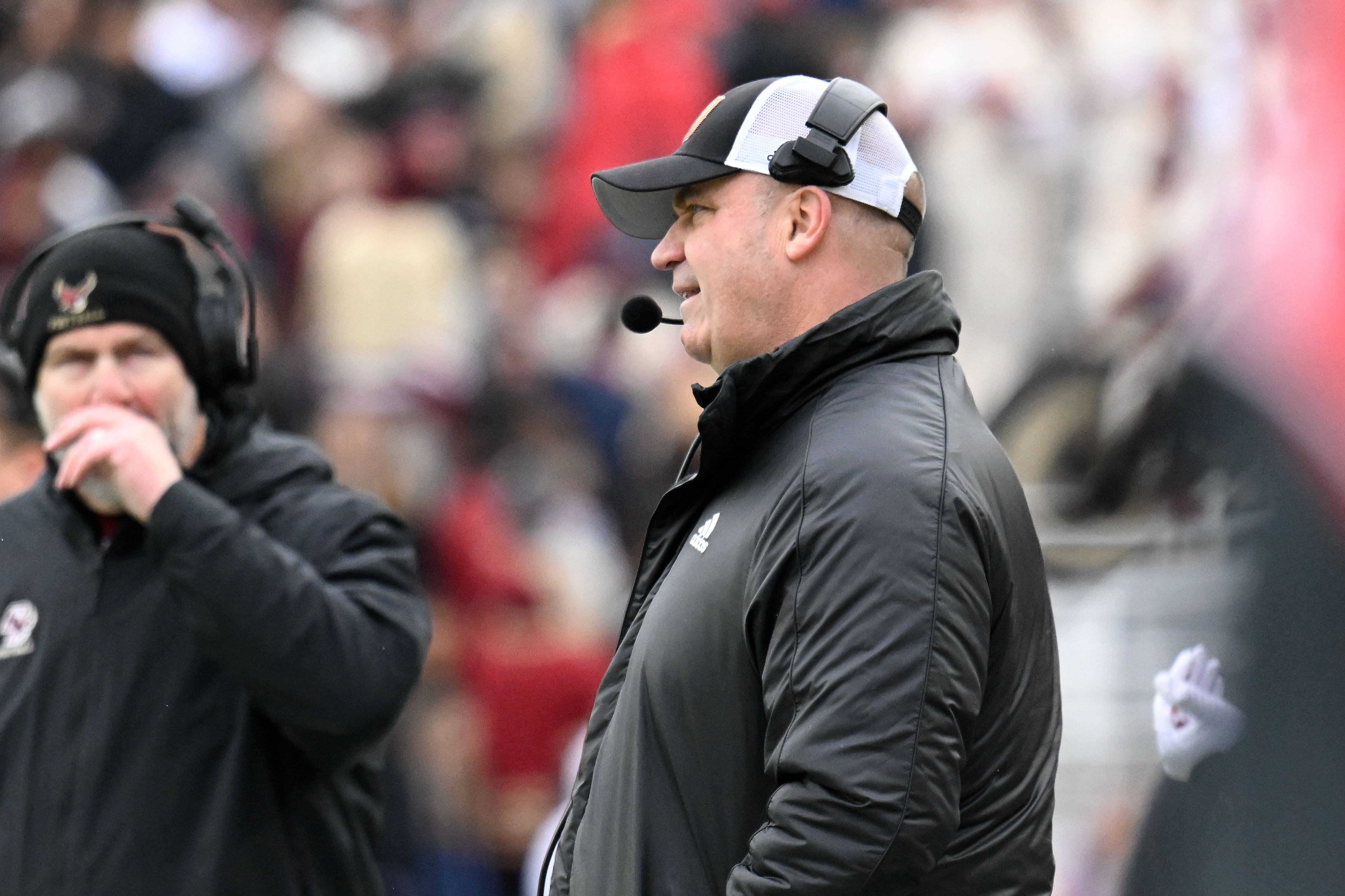 Boston College coach Bill O&#039;Brien will lose some Eagles to the transfer portal. (Photo Credit: IMAGN)