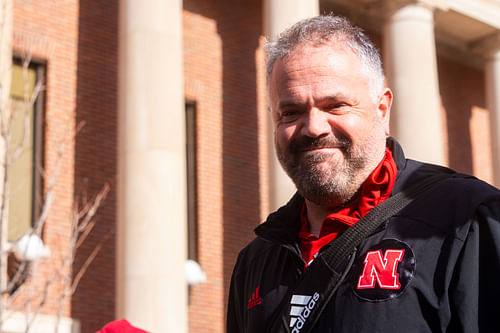 Despite a solid season, Matt Rhule and Nebraska are taking some losses defensively in the transfer portal. (Photo Credit: IMAGN)