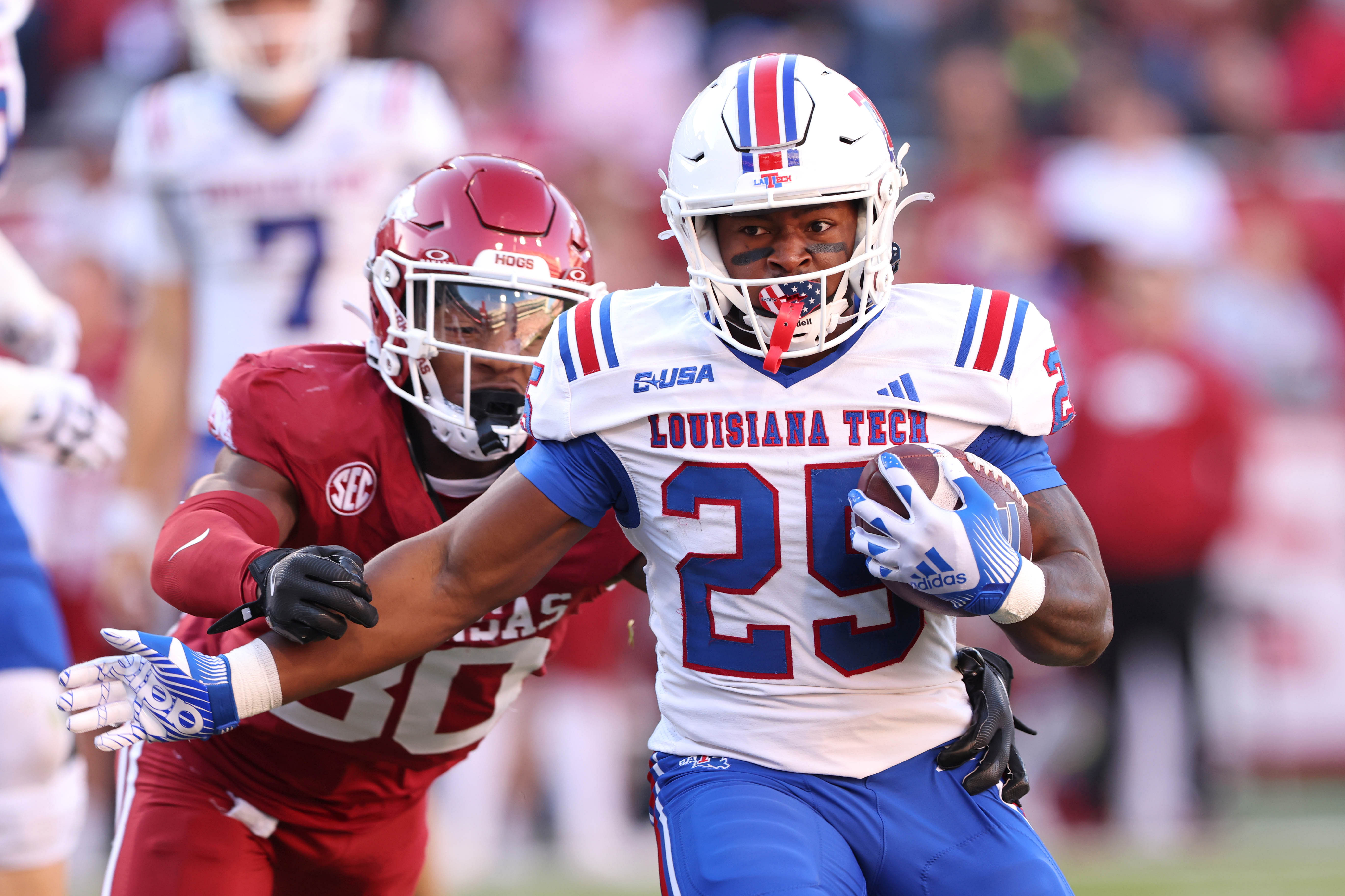 Amani Givens and Louisiana Tech will try to upset the Army Black Knights (Image Source: Imagn)