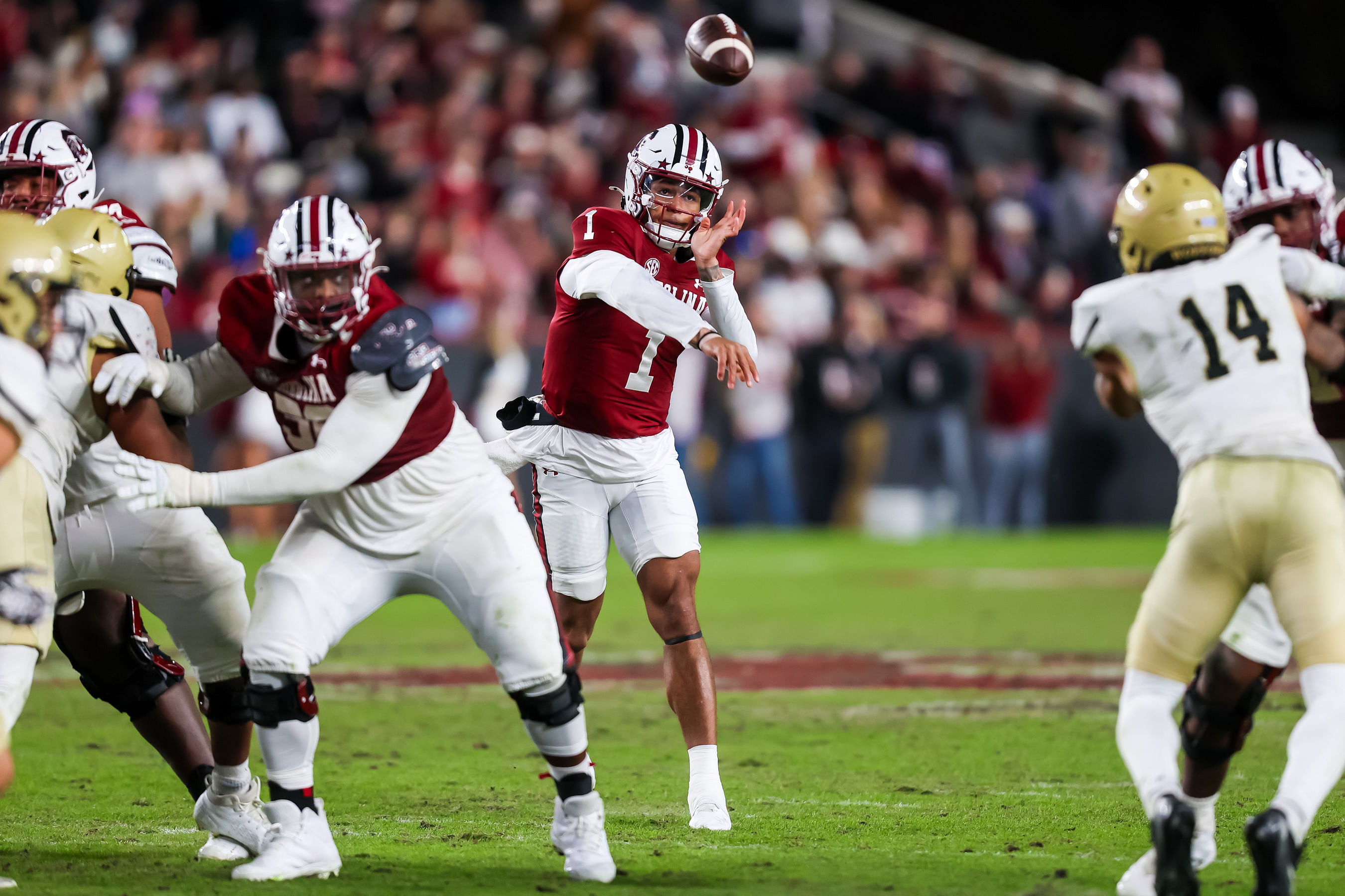 NCAA Football: Wofford at South Carolina - Source: Imagn