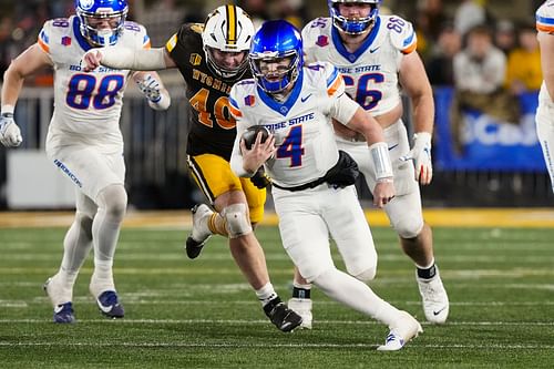 Maddux Madsen and the Boise State offense have a tough test against Penn State. - Source: Imagn