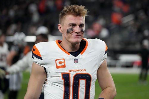 Bo Nix at Denver Broncos at Las Vegas Raiders - Source: Imagn