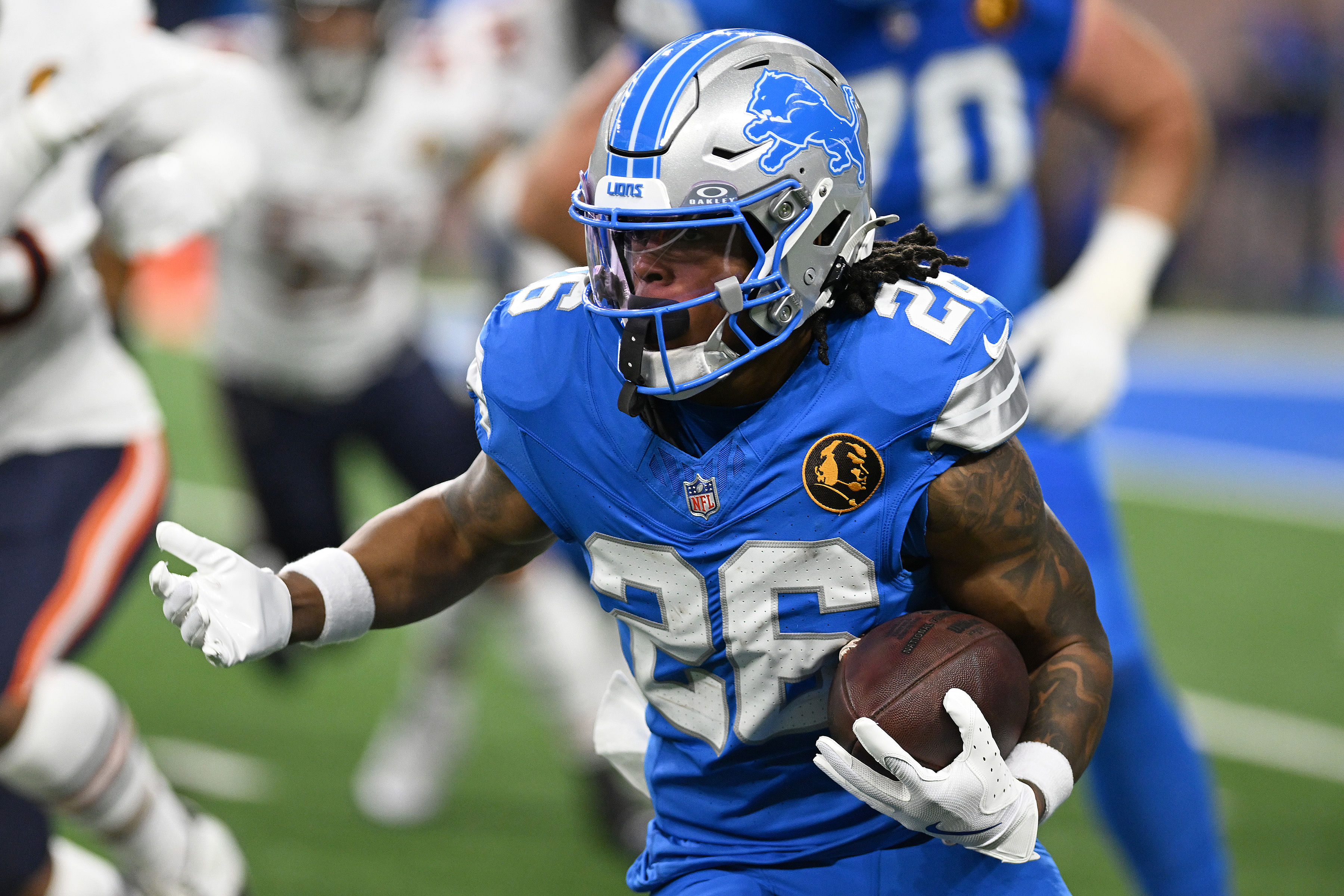 Detroit Lions RB Jahmyr Gibbs - Source: Imagn