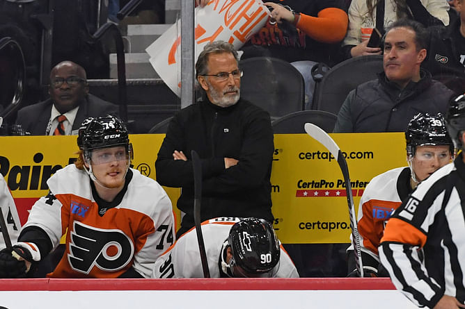 John Tortorella makes his feelings about Cutter Gauthier circling the Flyers game extremely clear
