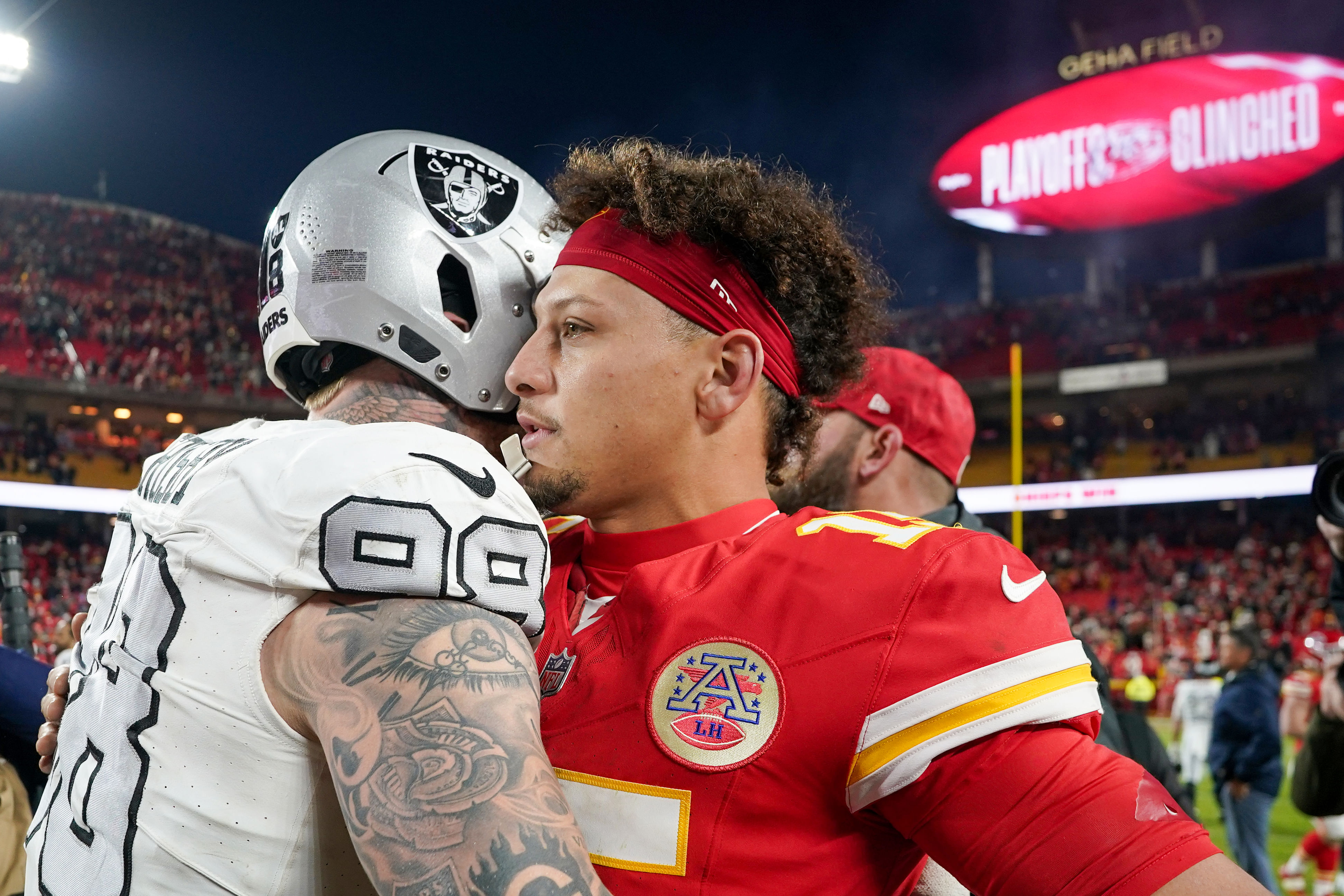 Mahomes at Las Vegas Raiders at Kansas City Chiefs - Source: Imagn