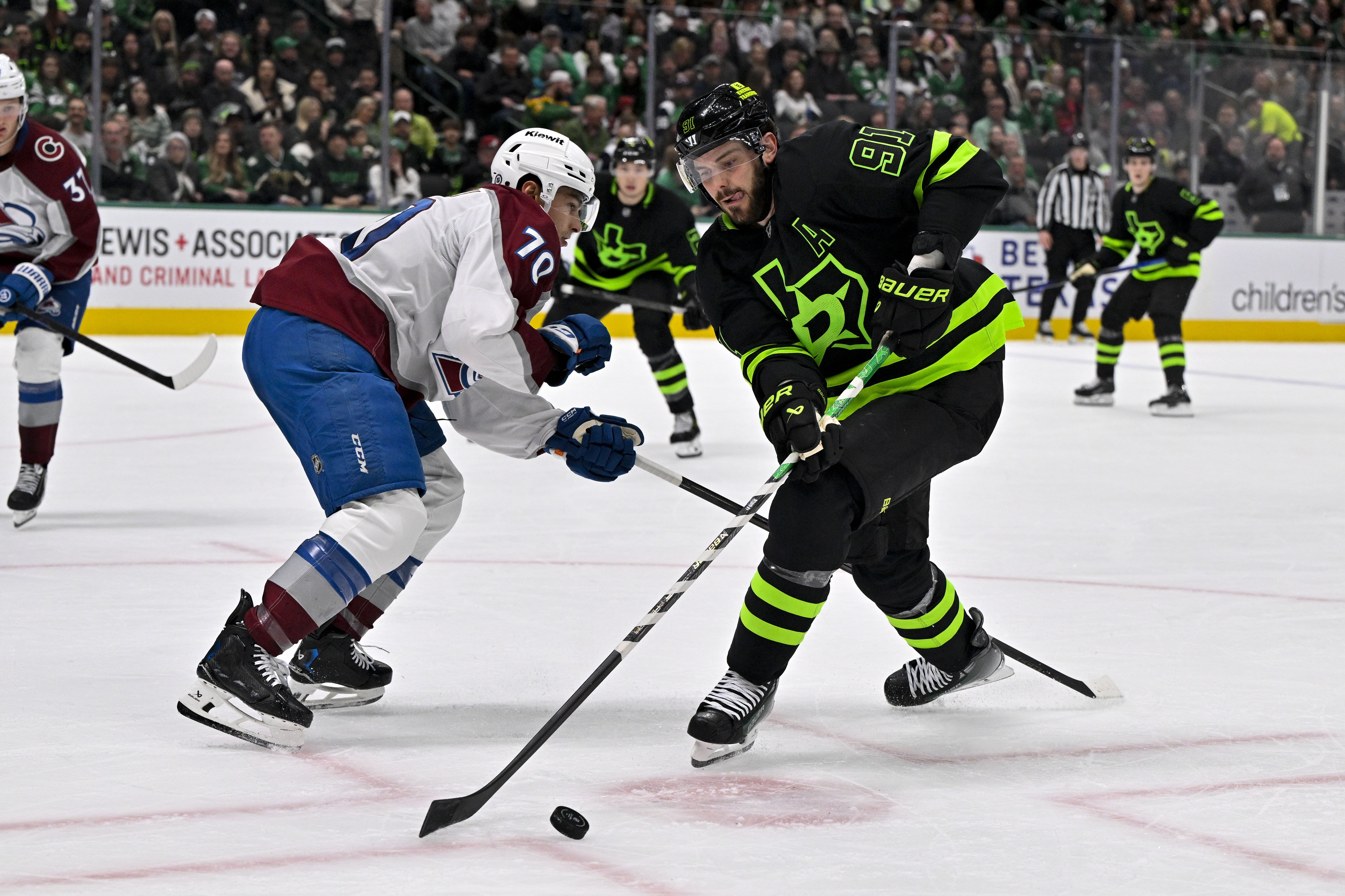 Dallas Stars center Tyler Seguin in action during the Colorado Avalanche. (Credits: IMAGN)